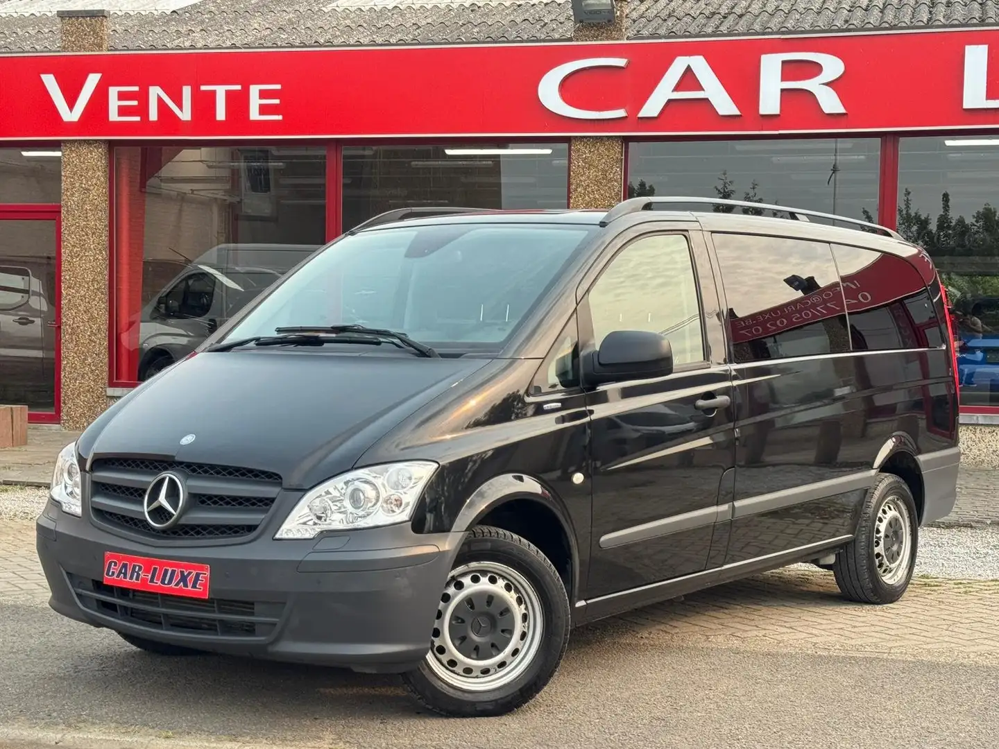 Mercedes-Benz Vito 2.2   CDI 136CV LONG BOITE AUTO DOUBLE CABINE Noir - 1