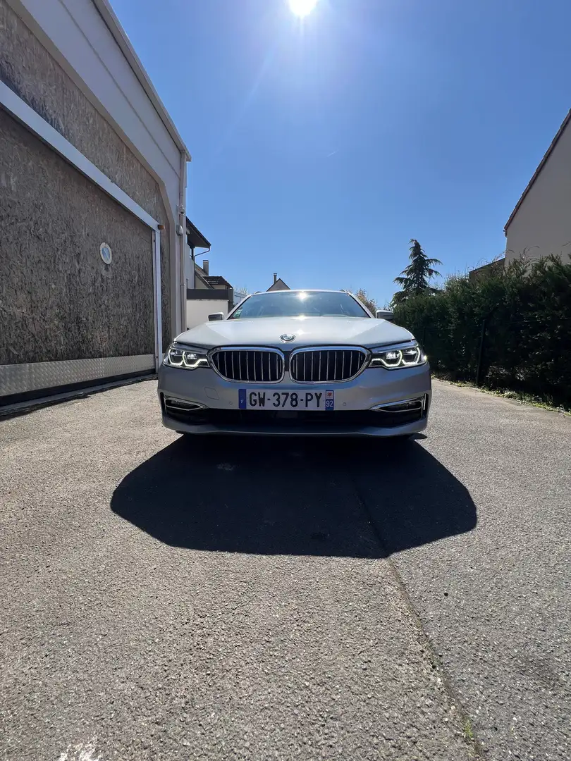 BMW 530 Touring 530i 272ch 184g Sport Design A Gris - 2