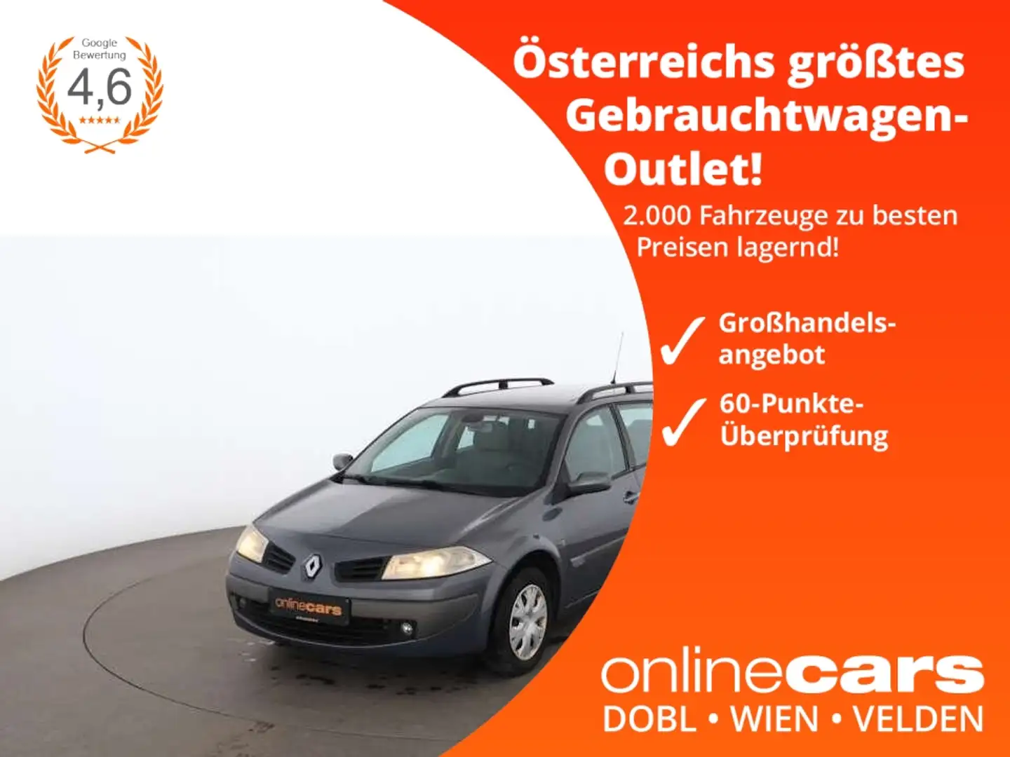 Renault Megane 1.5 dCi 85 PARKHILFE KLIMA-ANLAGE Gris - 1
