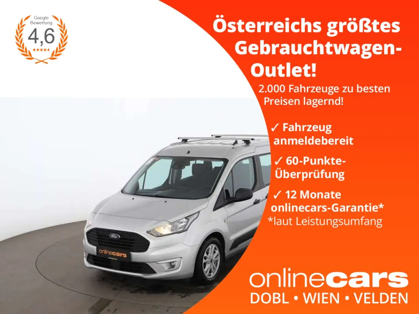 Ford Tourneo Connect 1.5 TDCi 7-SITZER NAVI SITZHZG Stříbrná - 1