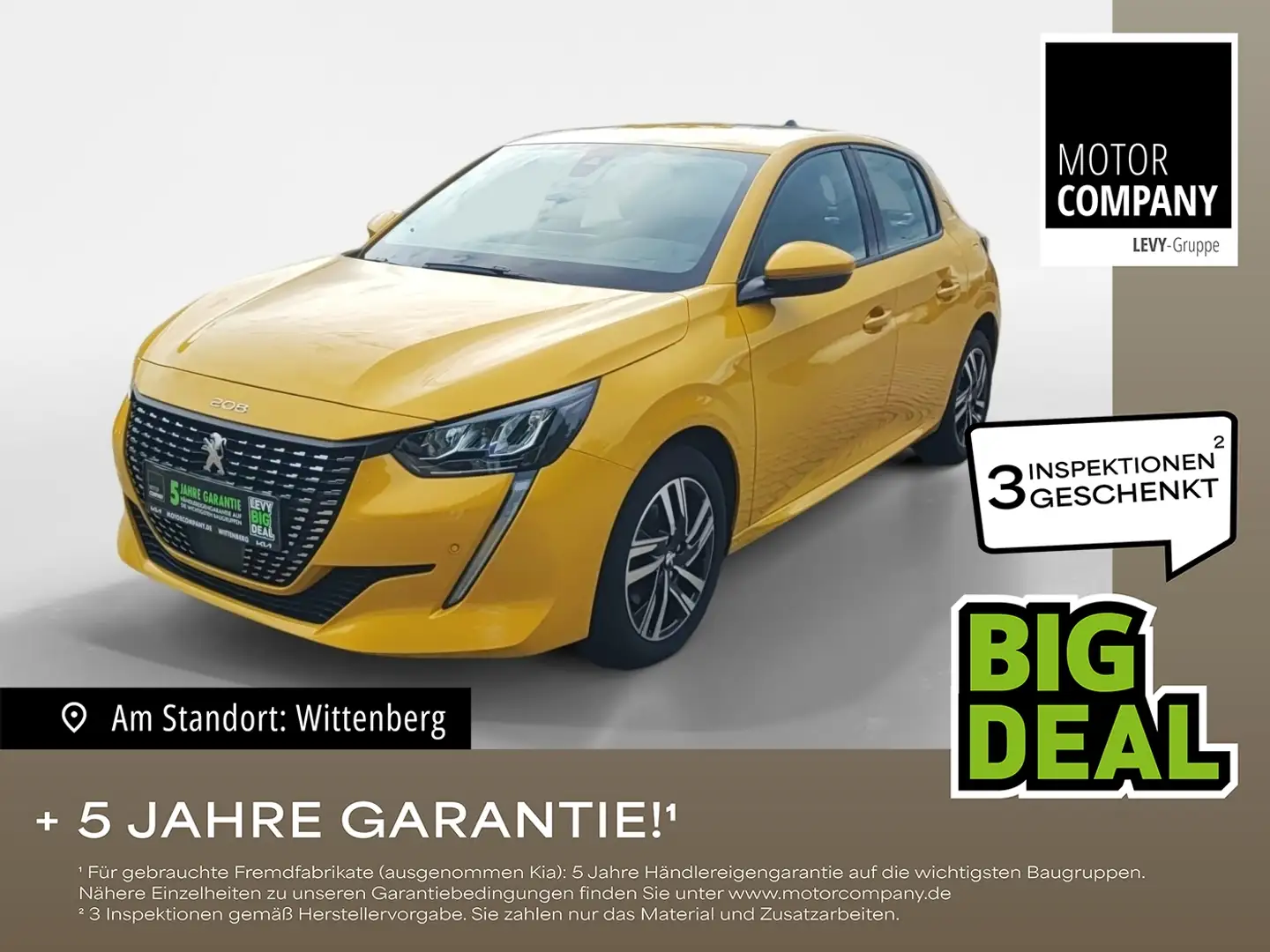Peugeot 208 1.2 PureTech 100 Allure Pack Automatik*Kamera Giallo - 1