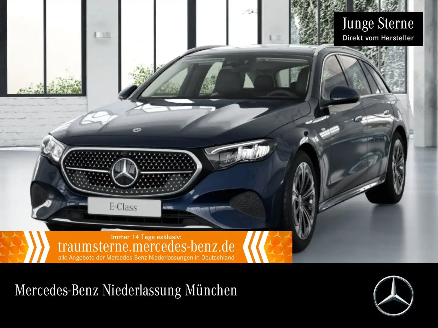 Mercedes-Benz E 300 de T 4M Hybrid Avantgarde Pano Distr. LED 9G Blau - 1