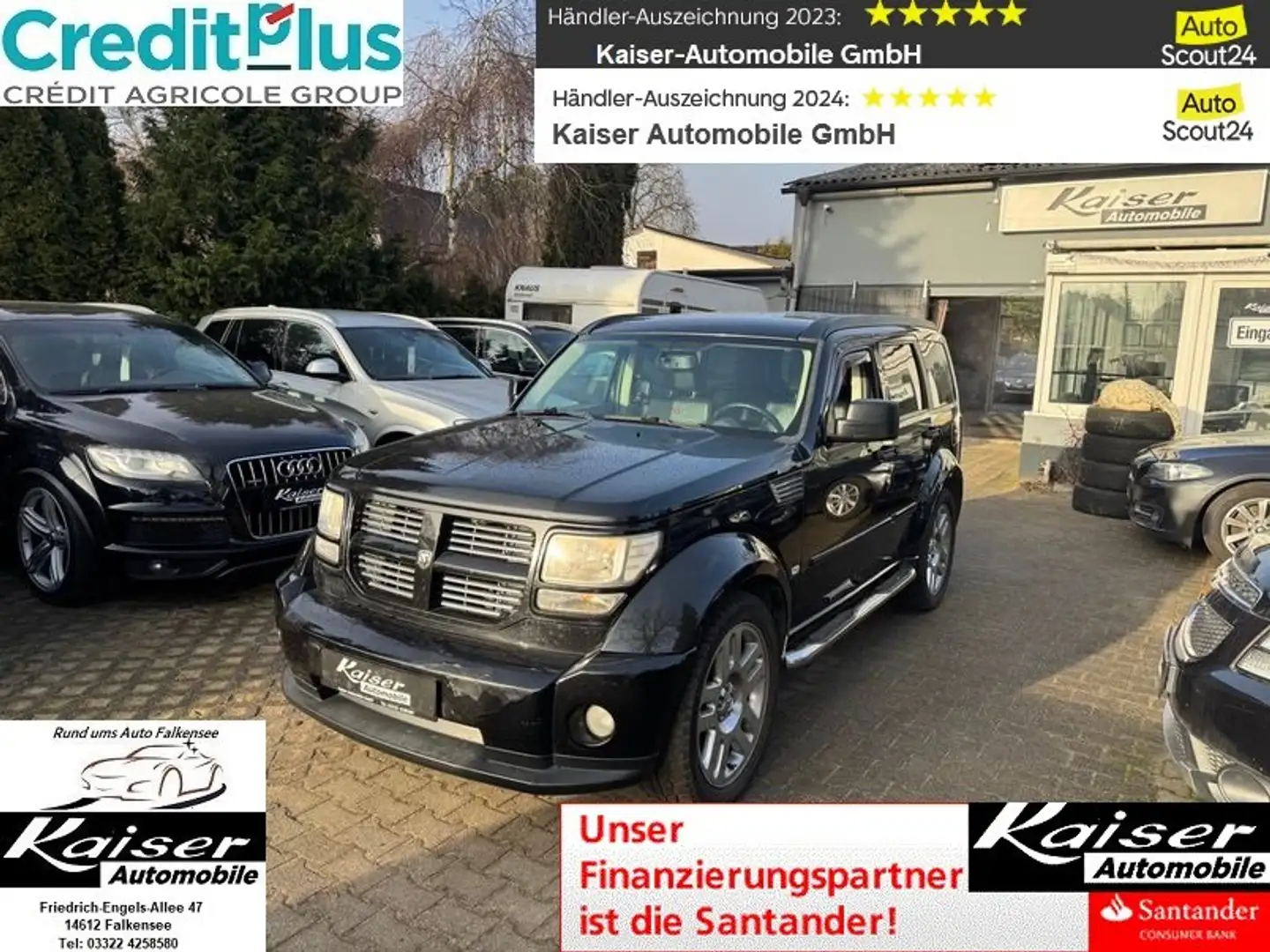 Dodge Nitro R/T-LPG Gas-AHK-Standheizung-Vollausstattung Schwarz - 1