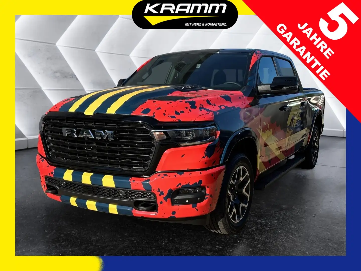 Dodge RAM 1500 Laramie Sport 2025 *Night Edition* Zwart - 1