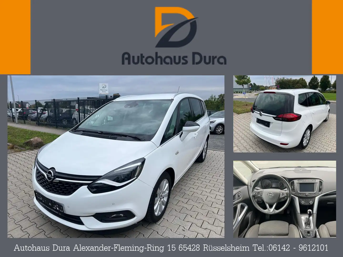 Opel Zafira 1.6 Turbo Business Innovation Aut. Navi Blanc - 1