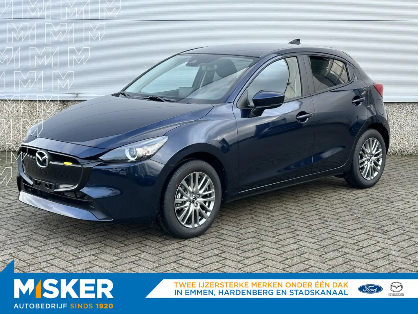 Mazda 2 Exclusive-line, €2850 instap voordeel! Blauw - 1