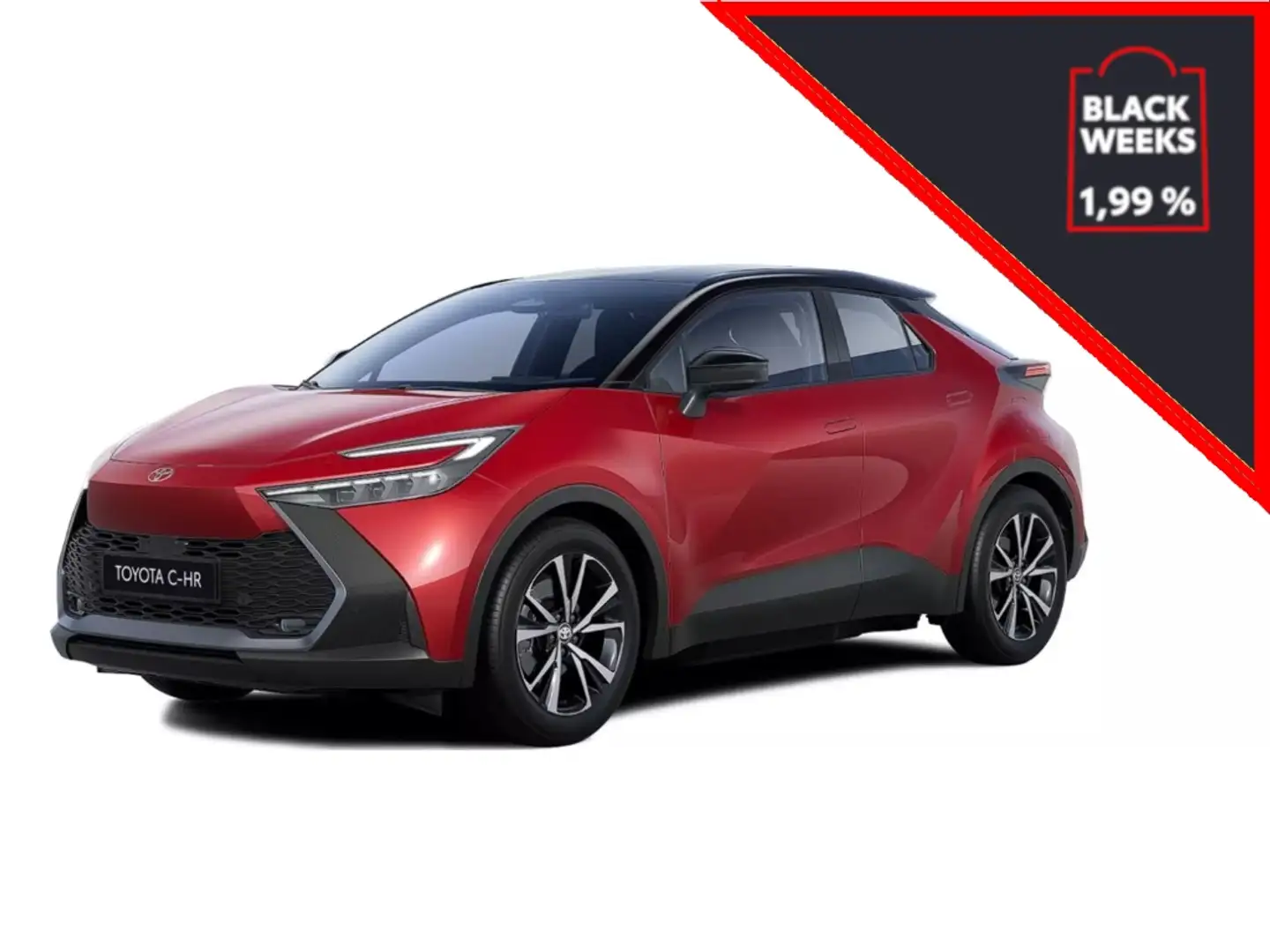 Toyota C-HR TEAMPLAYER+CARPLAY+TEC-P+SOFORT+AKTIONWARE Rot - 1