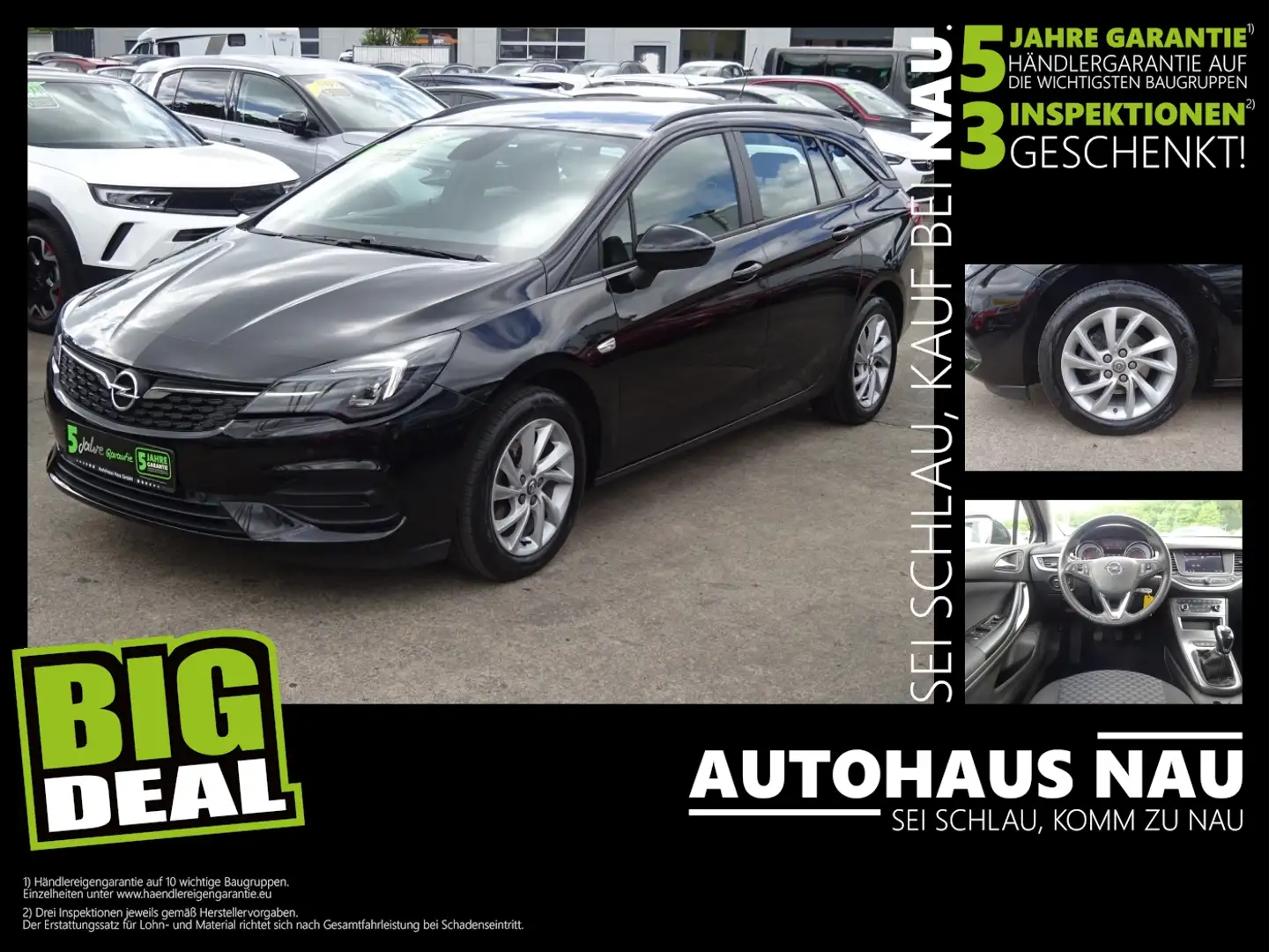 Opel Astra ST 1.2 Turbo Edition Anhängerkupplung! Schwarz - 1