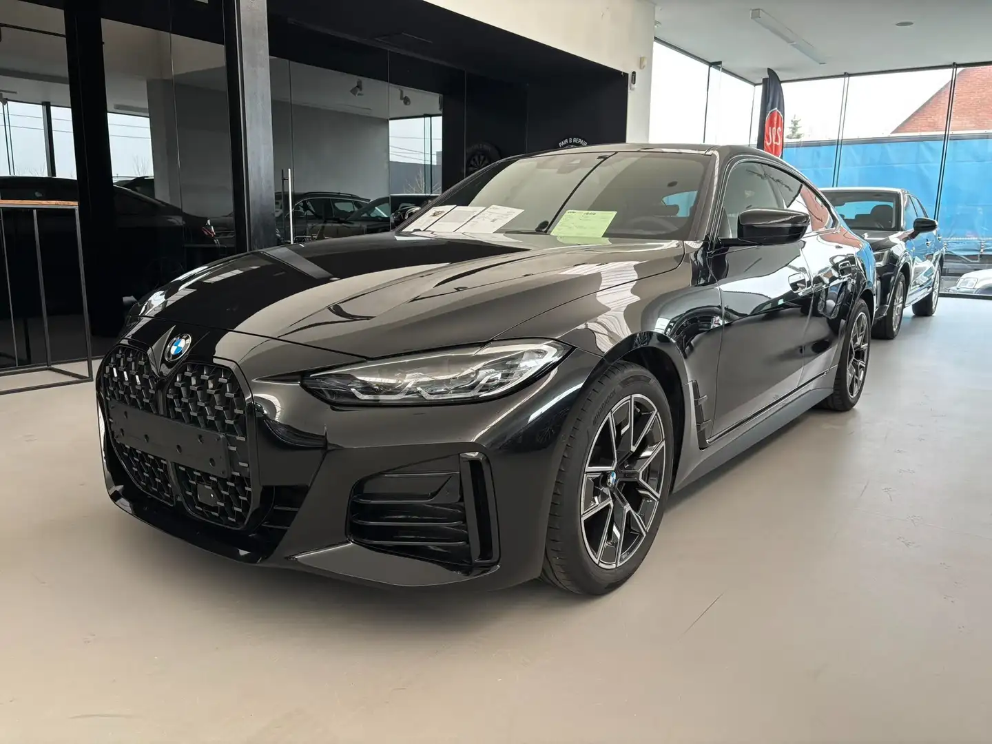 BMW 420 iA Gran Coupé M PAKKET BELG /3j FABRIEKGARANTIE Zwart - 1