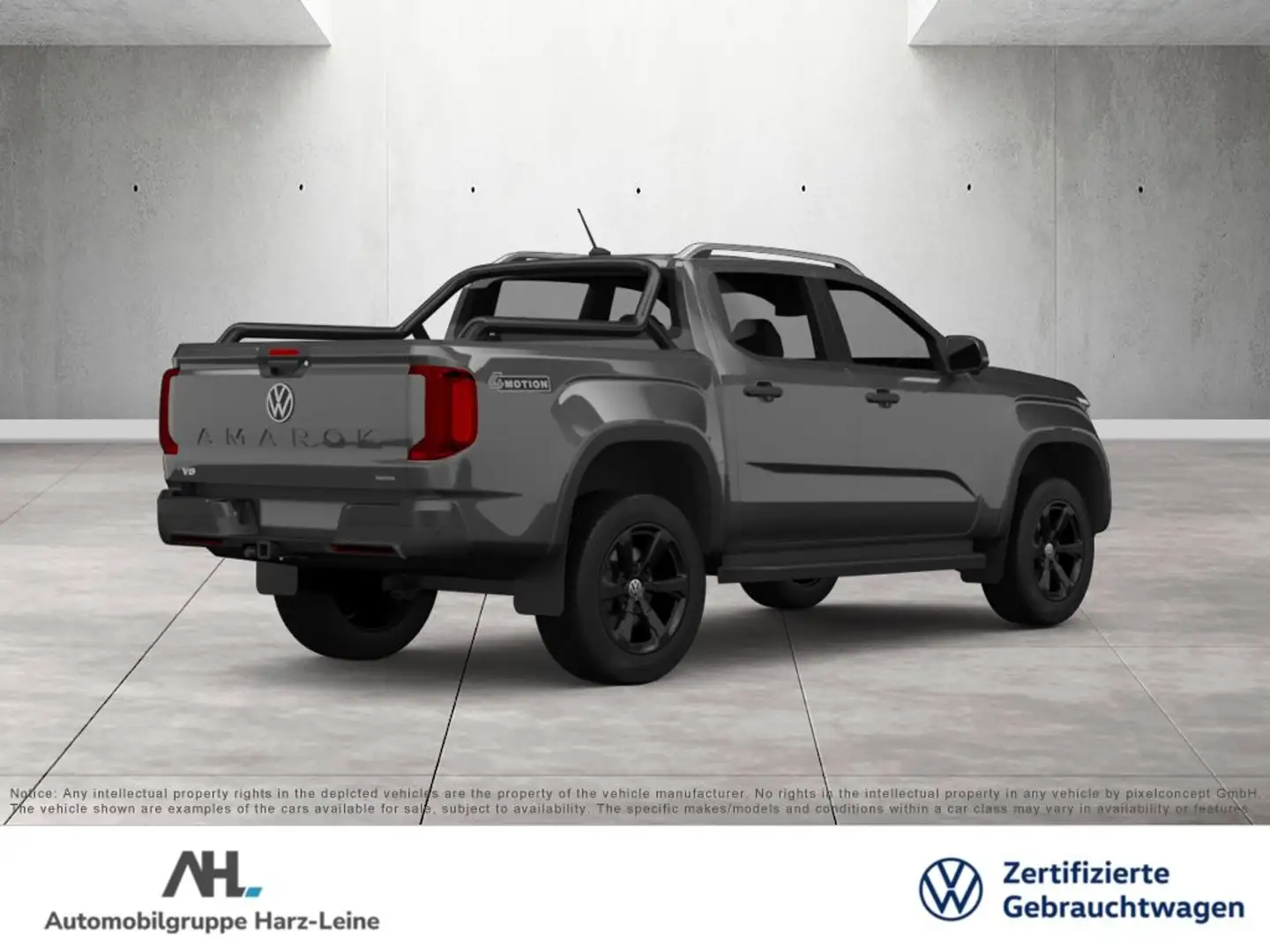 Volkswagen Amarok AVENTURA TDI 4MOTION+ALU 21''+AHK+360°KAMER Grijs - 2
