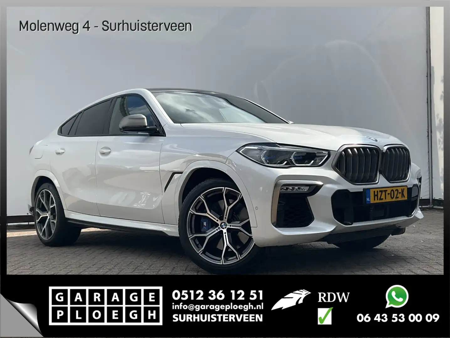 BMW X6 M50D High Executive M-Sport HUD Trekhaak Harman/Ka Blanc - 1