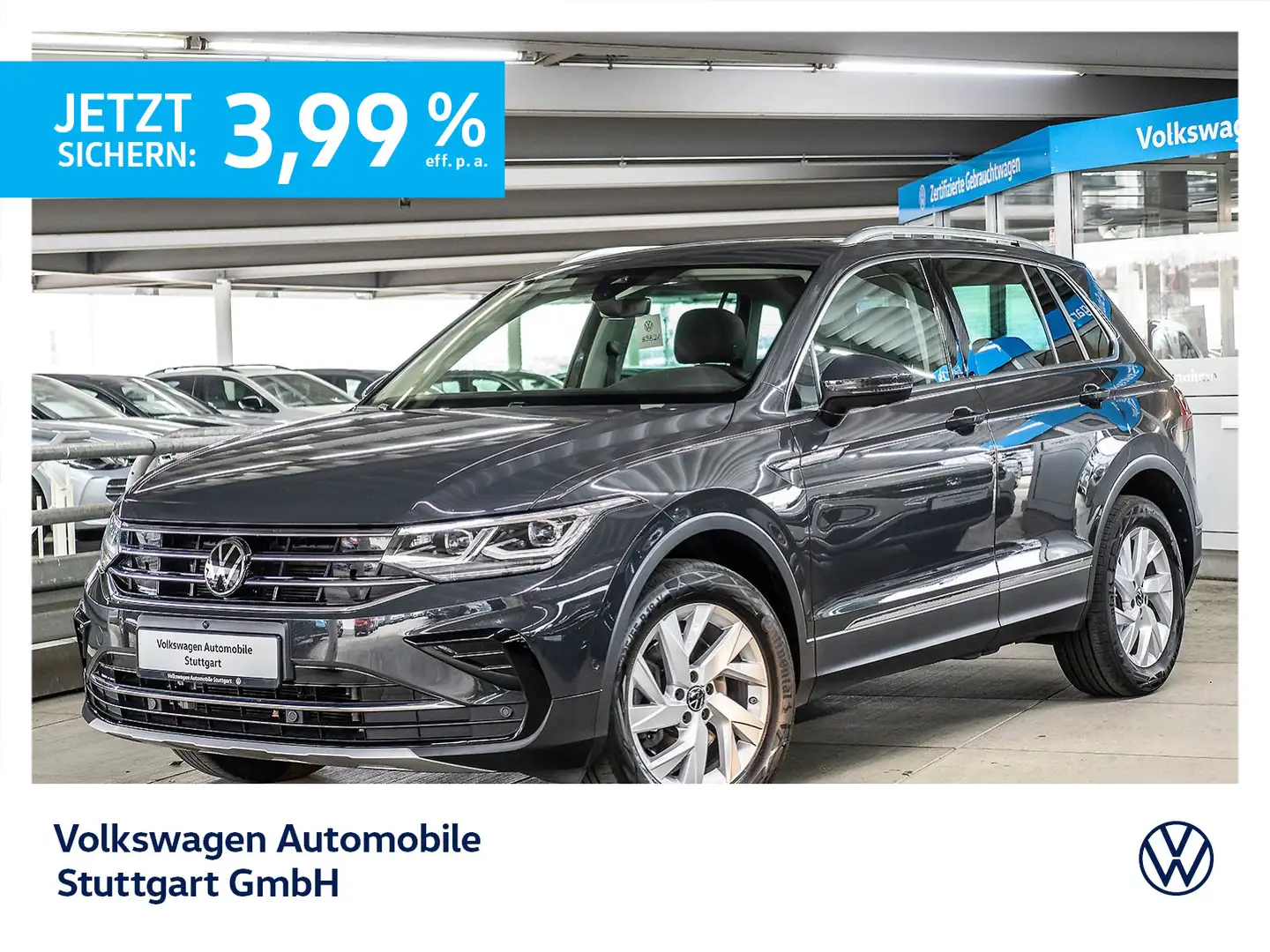 Volkswagen Tiguan Elegance 2.0 TDI DSG Navi Kamera  Stdhzg Grau - 1