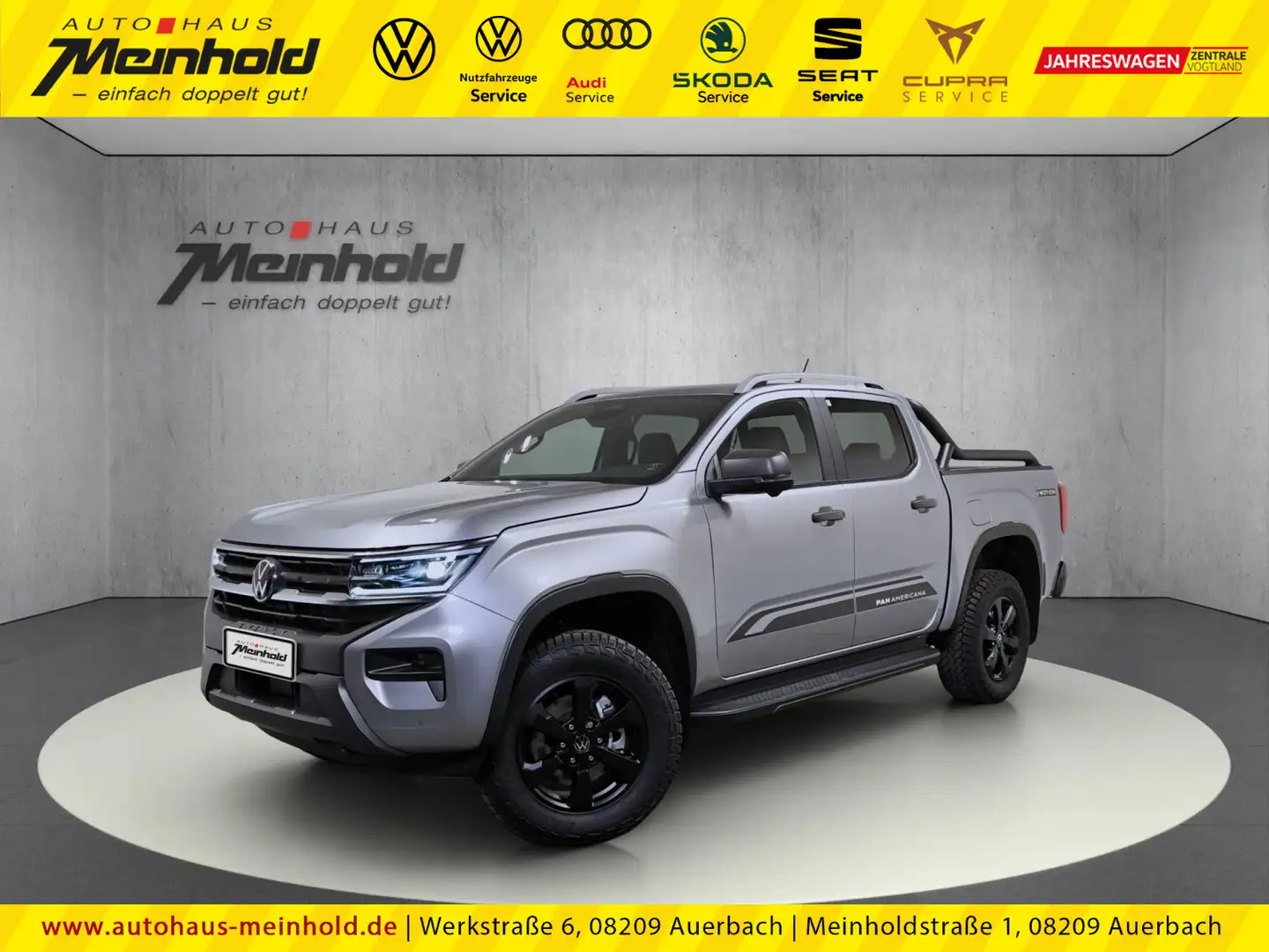 Volkswagen Amarok 3.0 TDI PanAmericana, Standh, AHK, Sperre Silber - 1