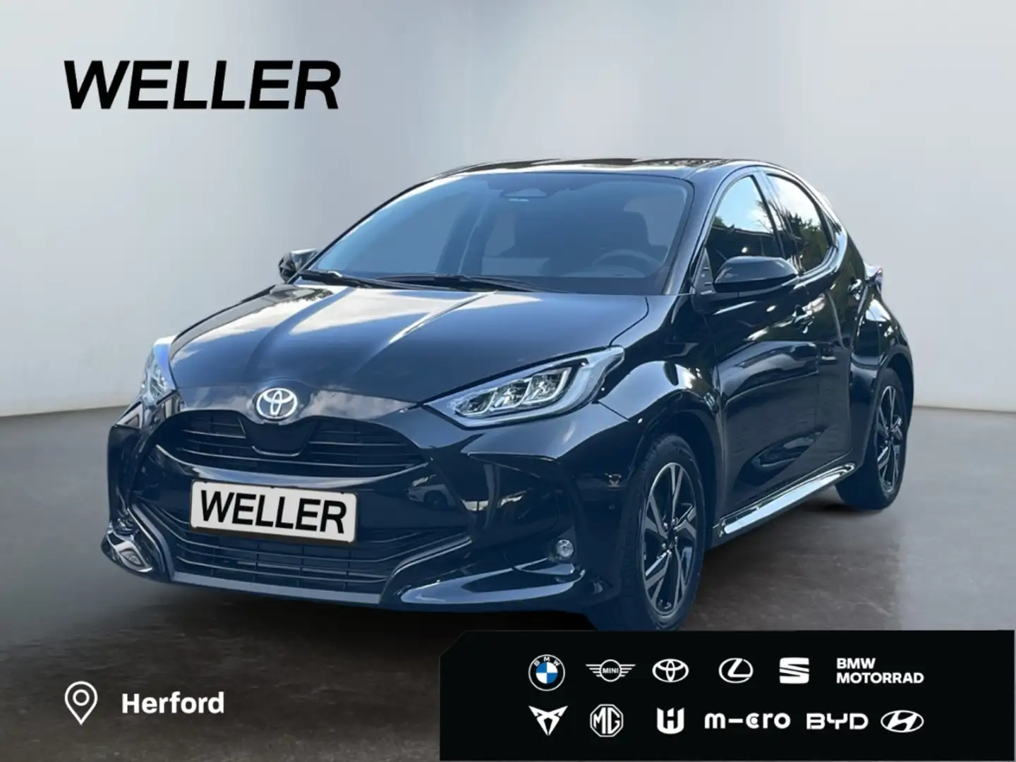 Toyota Yaris Hybrid 116 1.5 Teamplayer *LED*CarPlay*CAM* Nero - 1