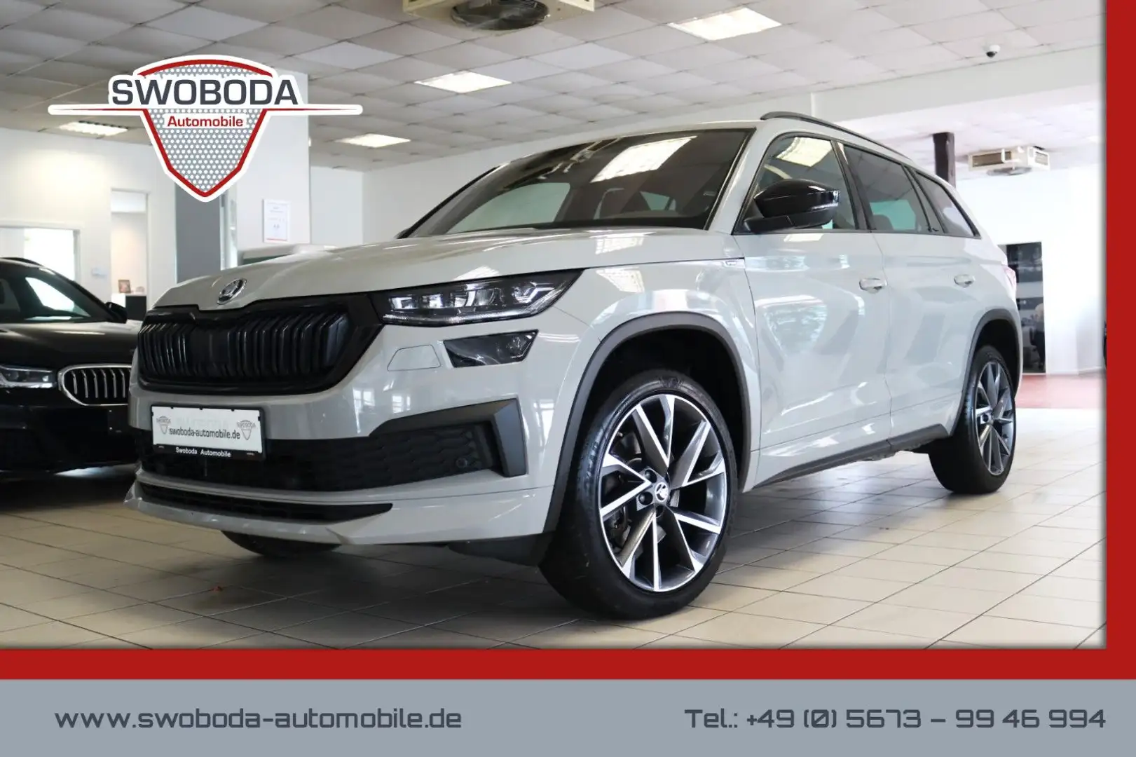 Skoda Kodiaq Sportline 4x4 DCC 360° Memory Virtual Grijs - 1