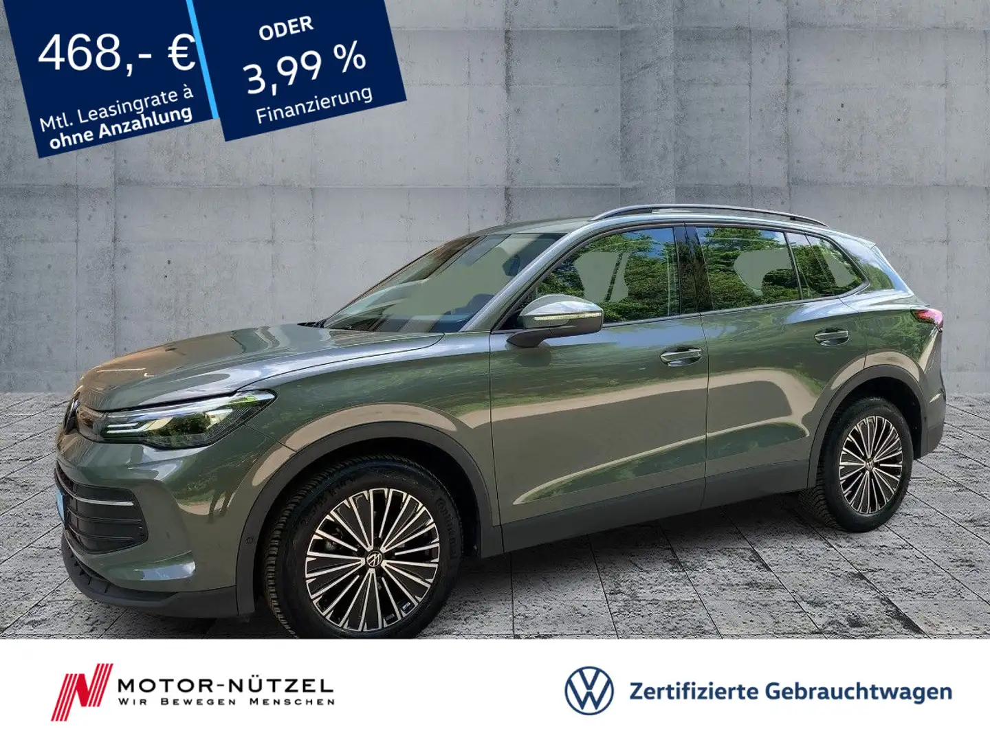 Volkswagen Tiguan 1.5 eTSI DSG LIFE 5JG+LED+NAVI+AHK+ACC+18 Verde - 1