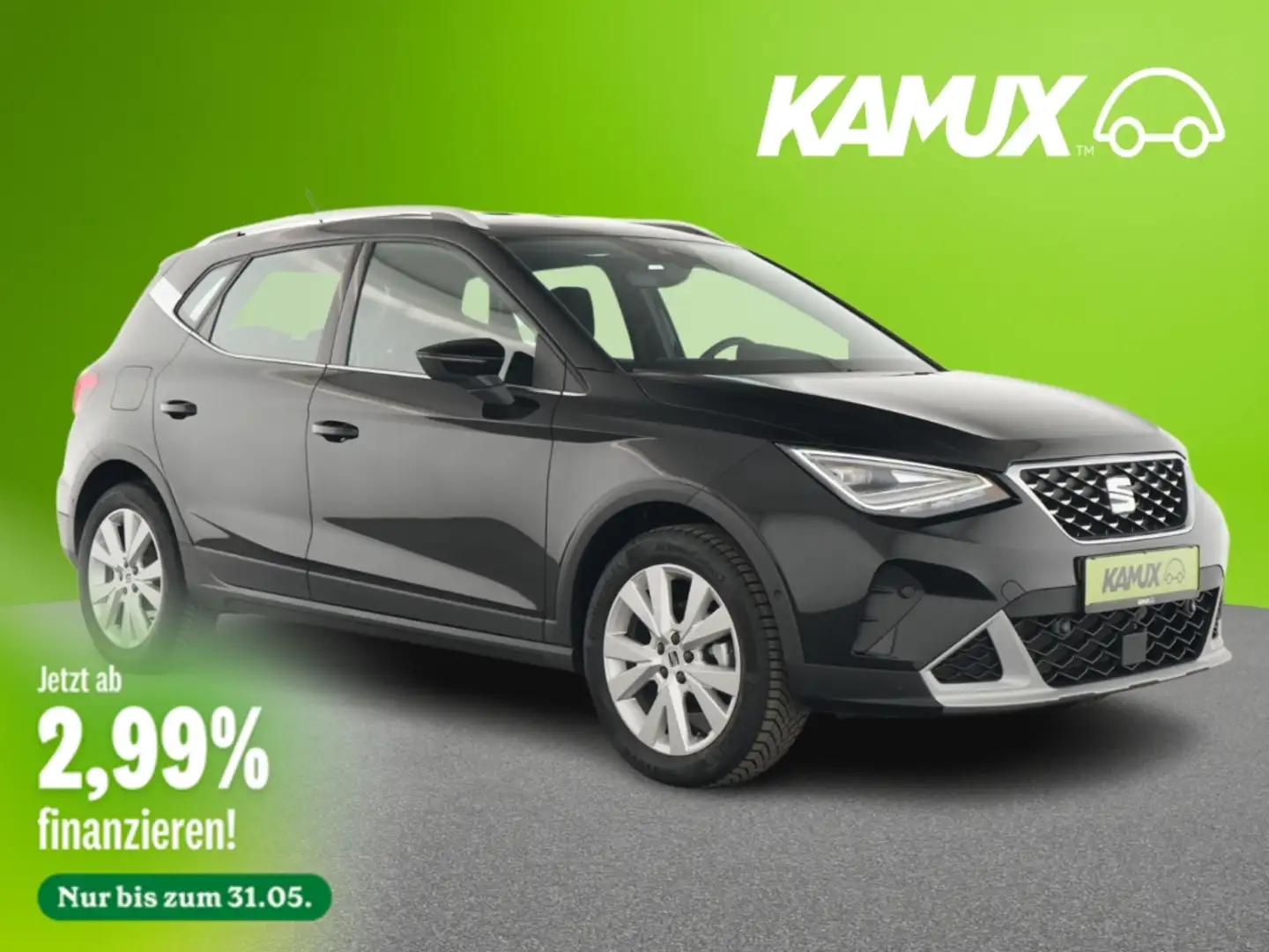SEAT Arona 1.0TSI Xperience+LED+NAVI+VIRTUAL+SHZ Černá - 1