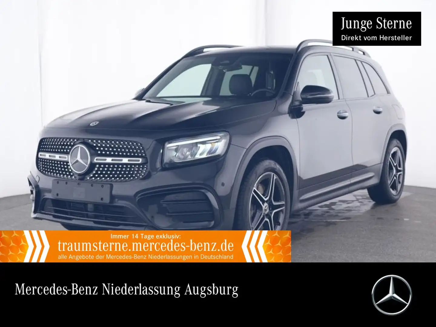 Mercedes-Benz GLB 250 4M AMG+NIGHT+PANO+LED+KAMERA+19"+TOTW+8G Noir - 1