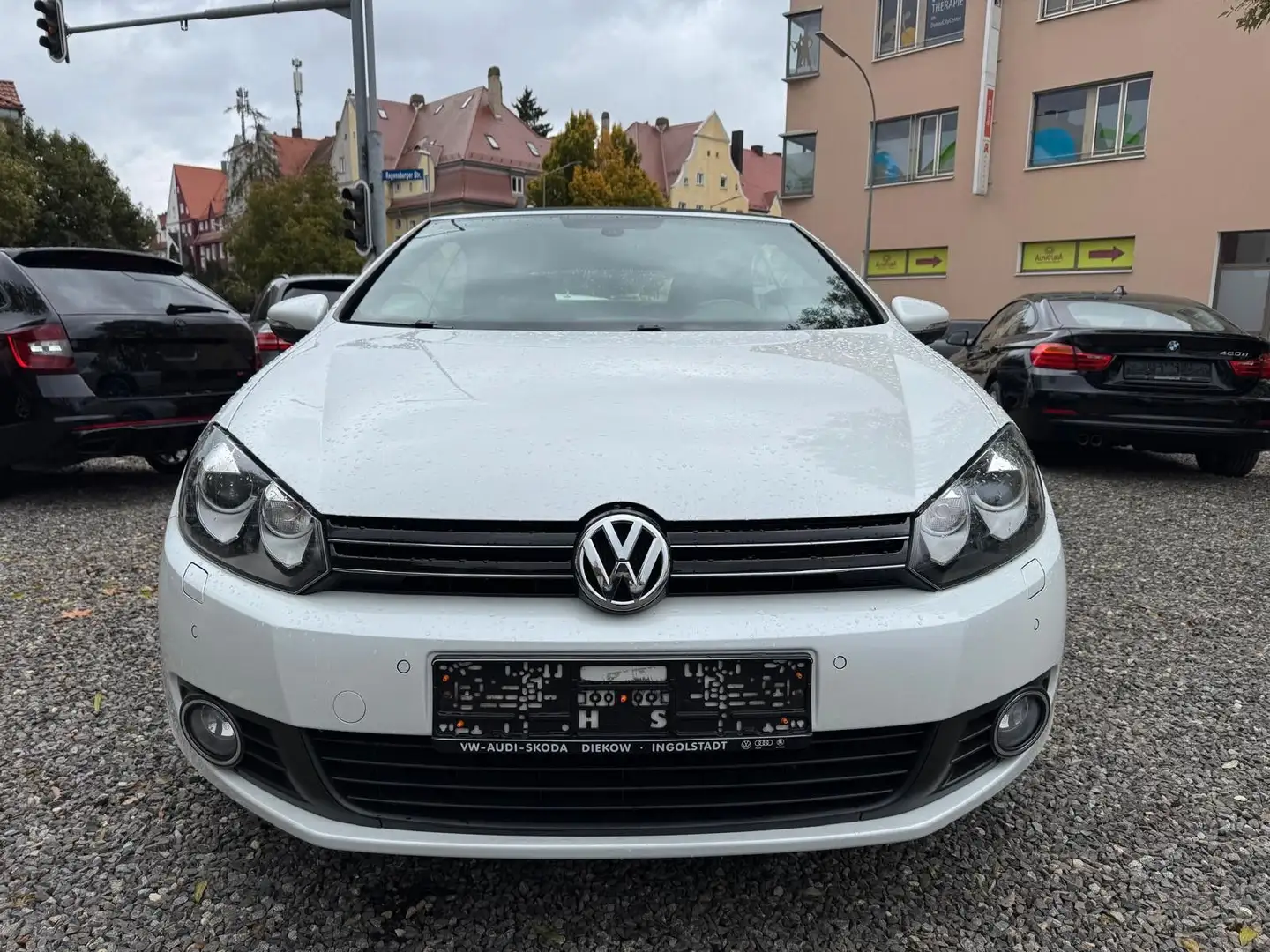 Volkswagen Golf VI Cabriolet 1.6 TSI Xenon PDC Temp Shz Blanc - 2