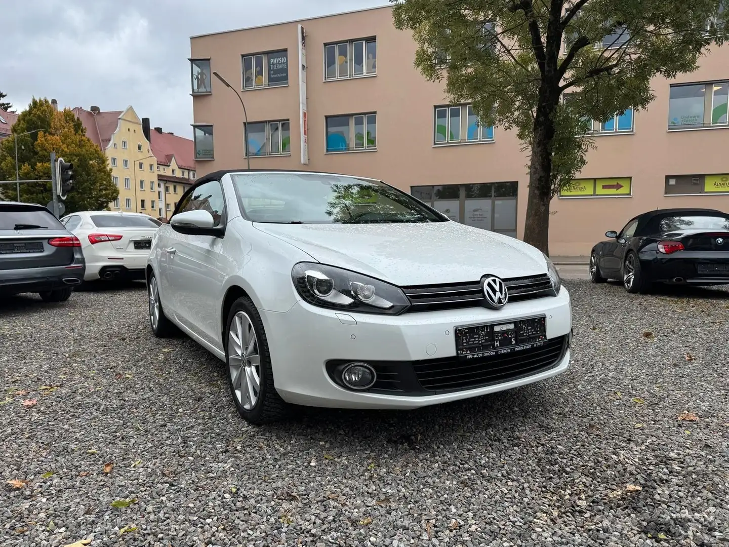 Volkswagen Golf VI Cabriolet 1.6 TSI Xenon PDC Temp Shz Blanc - 1