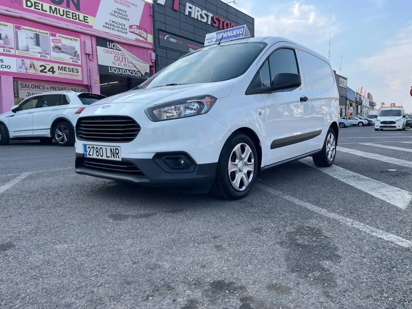 Ford Transit Courier Van 1.5TDCi Trend 75 Blanc - 1