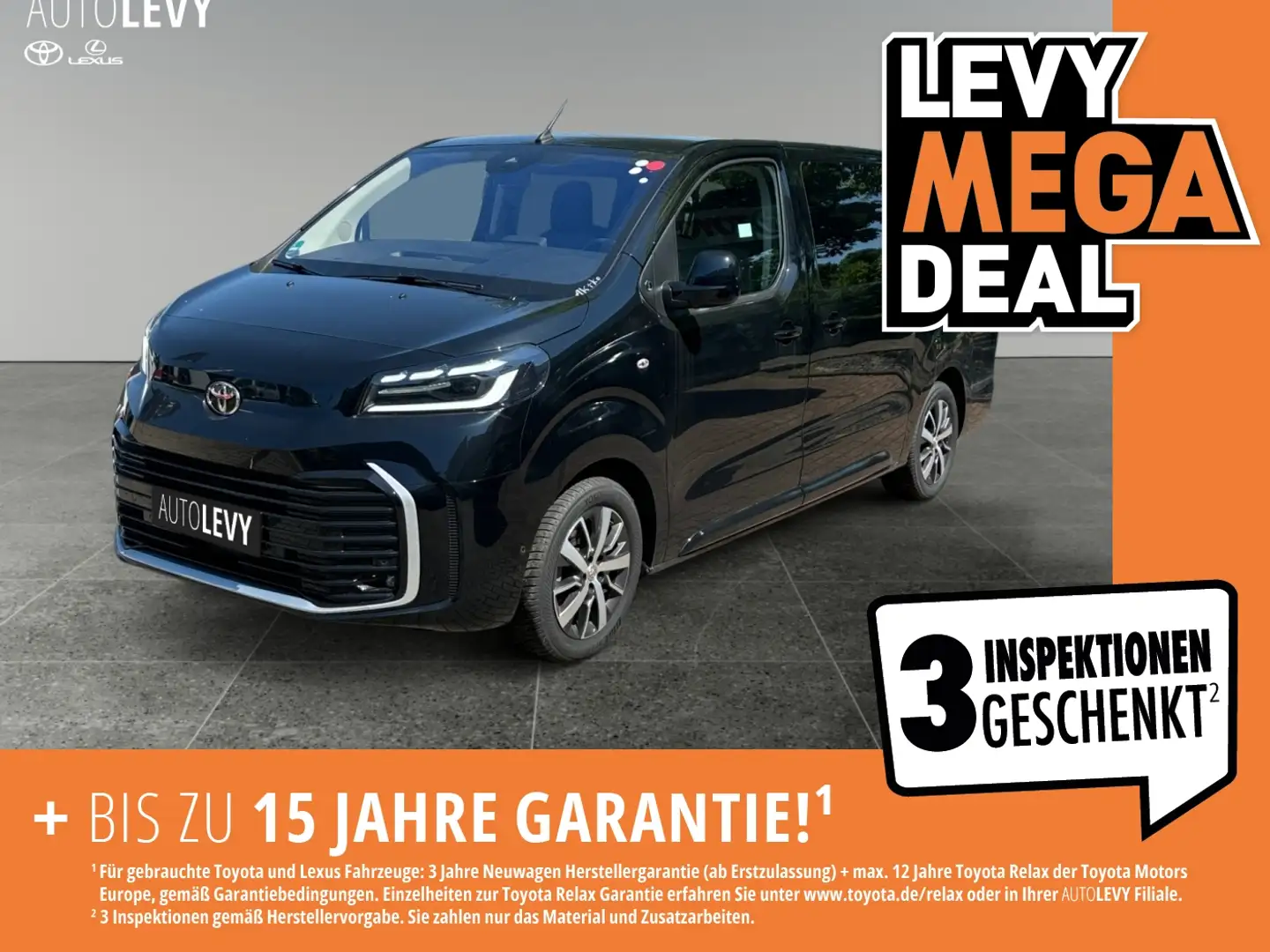 Toyota Proace Verso 2.0 D-4D L2 D Team Deutschland ACC Schwarz - 1