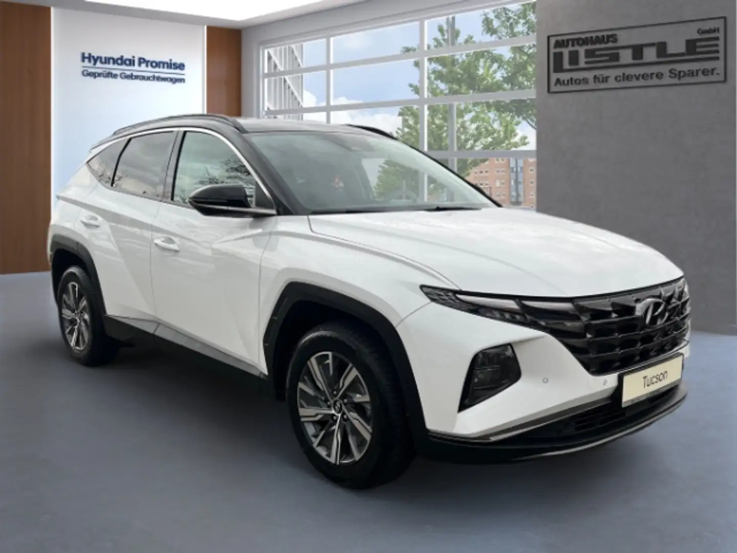 Hyundai TUCSON Trend Hybrid 2WD 1.6 T-GDI +KLIMA+RFK+NAVI+SHZ+UVM Blanc - 2