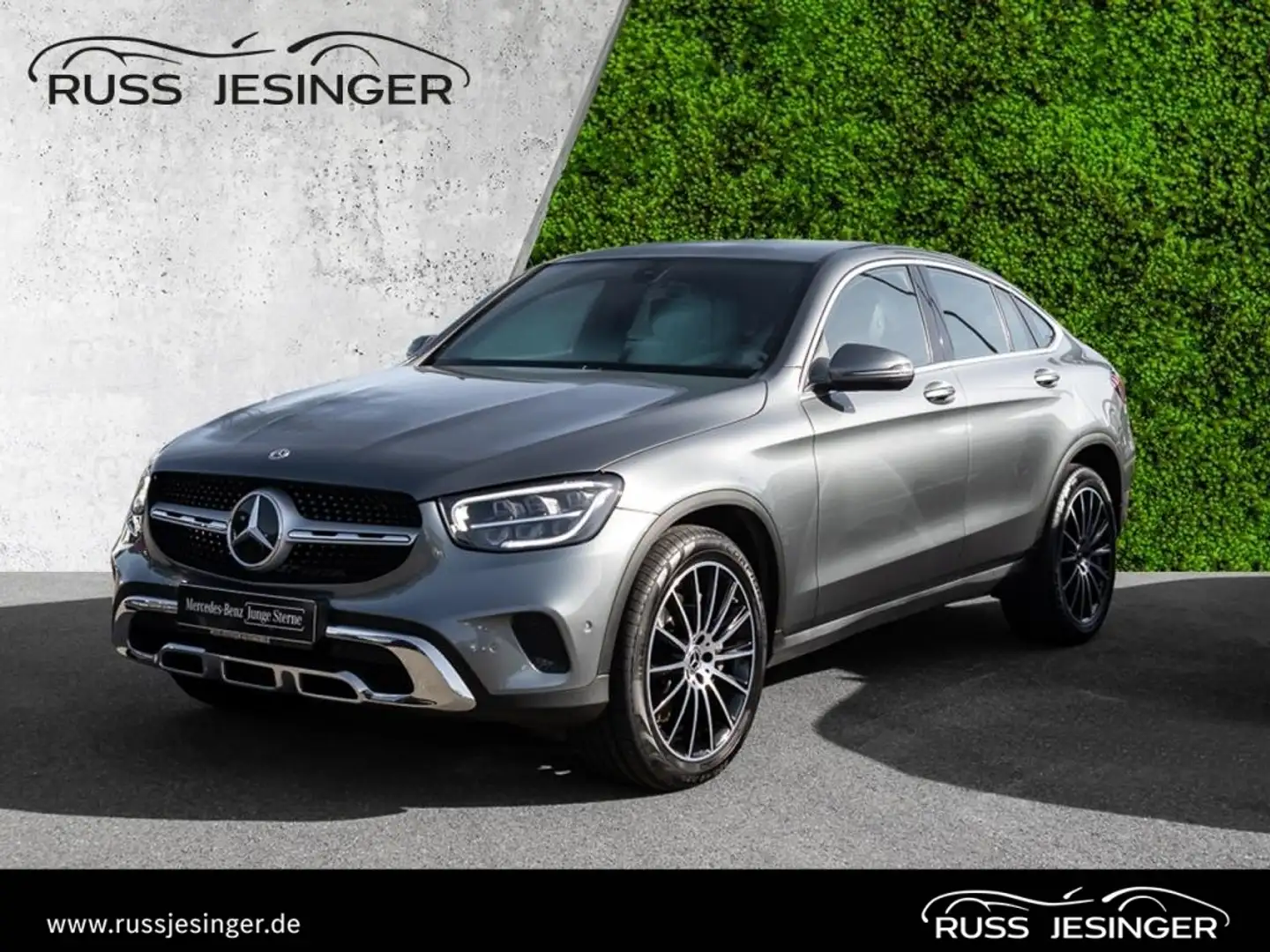 Mercedes-Benz GLC 400 d 4M Coupé *MBUX*LED*Navi*Cam*ParkA*PDC* Grau - 1