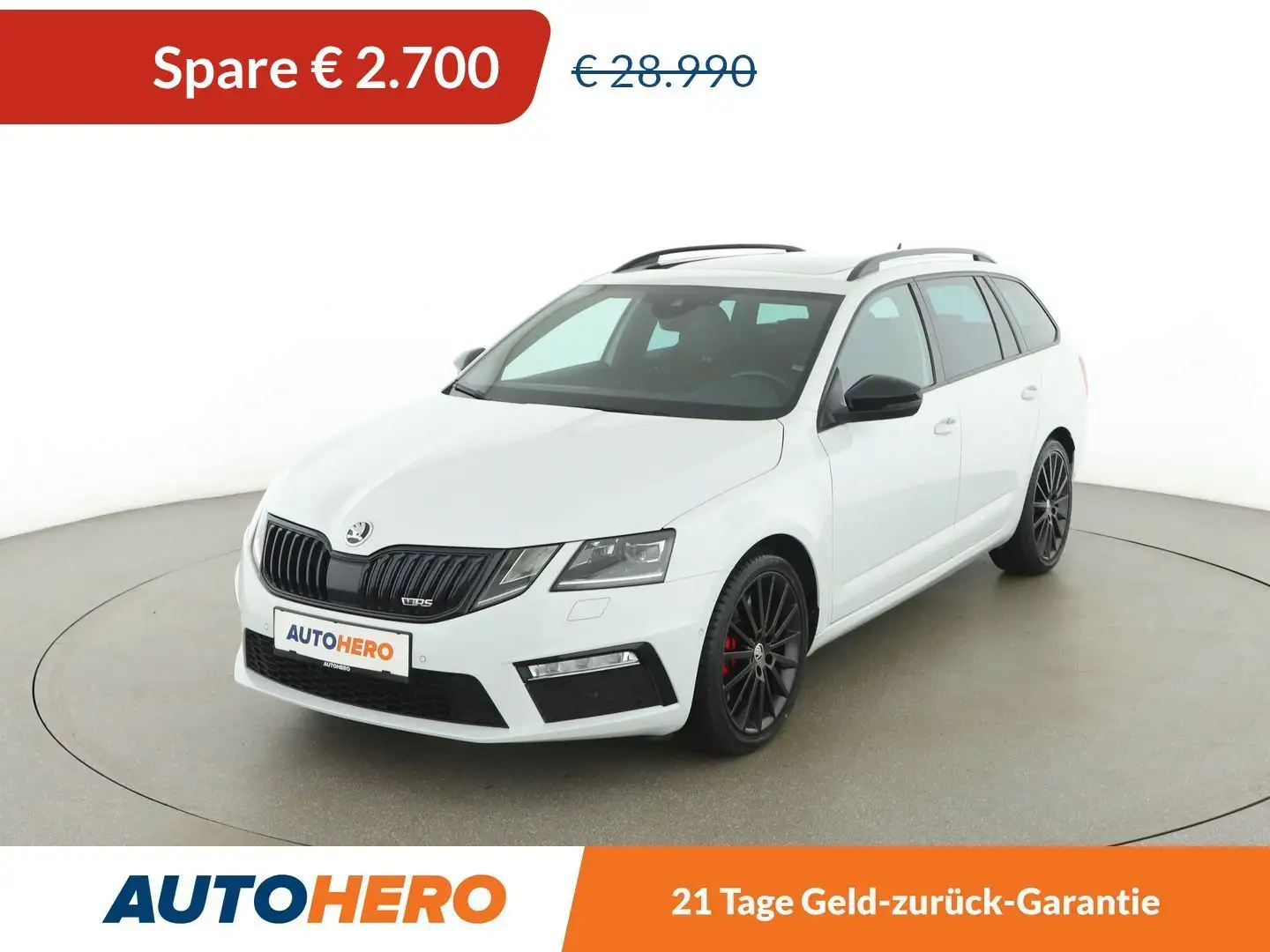 Skoda Octavia 2.0 TSI RS 245 Weiß - 1