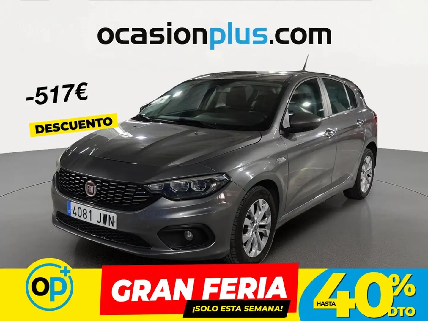 Fiat Tipo 1.3 Multijet II Easy Gris - 1