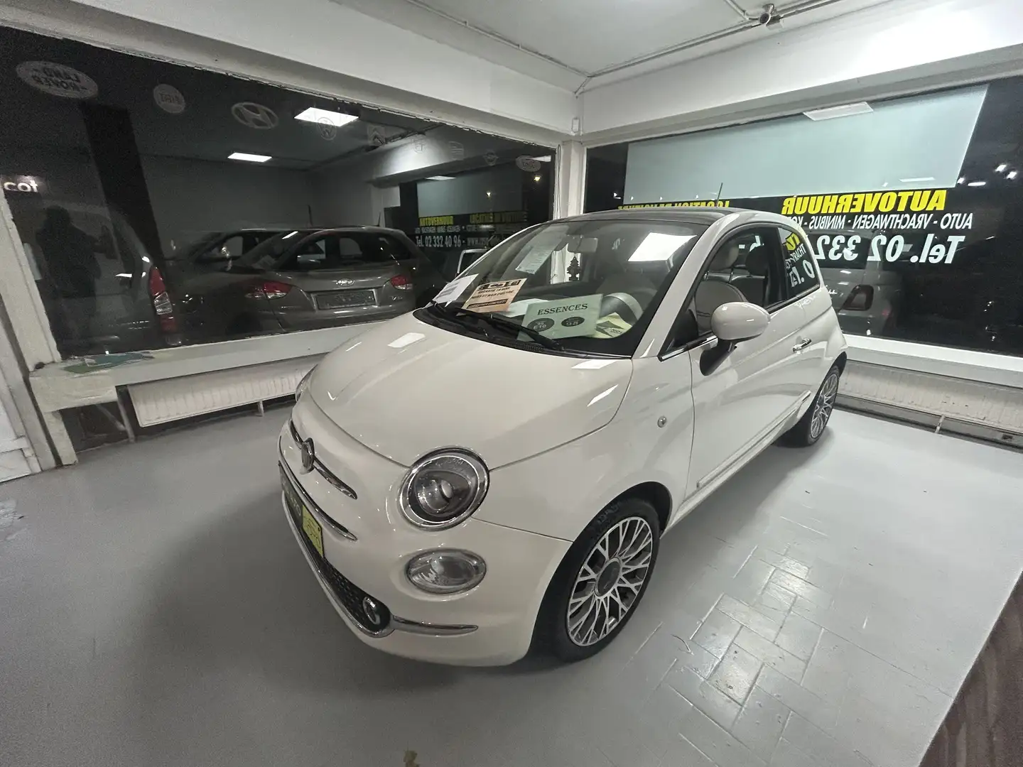 Fiat 500 500 1.2i Mirror Blanc - 1