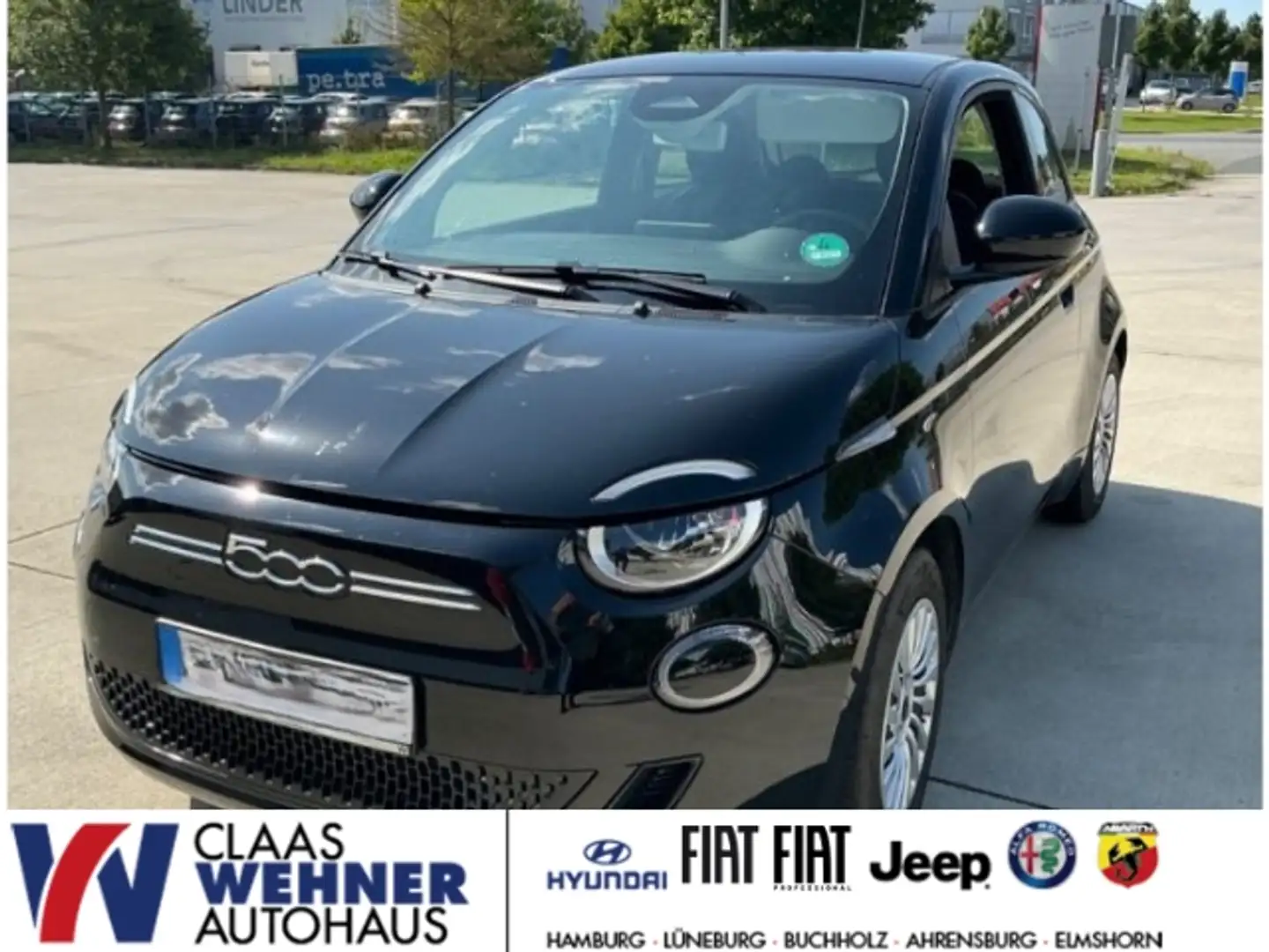 Fiat 500e e Neuer Action Automatik Komfort,-Radio,-&Winter-P Schwarz - 1