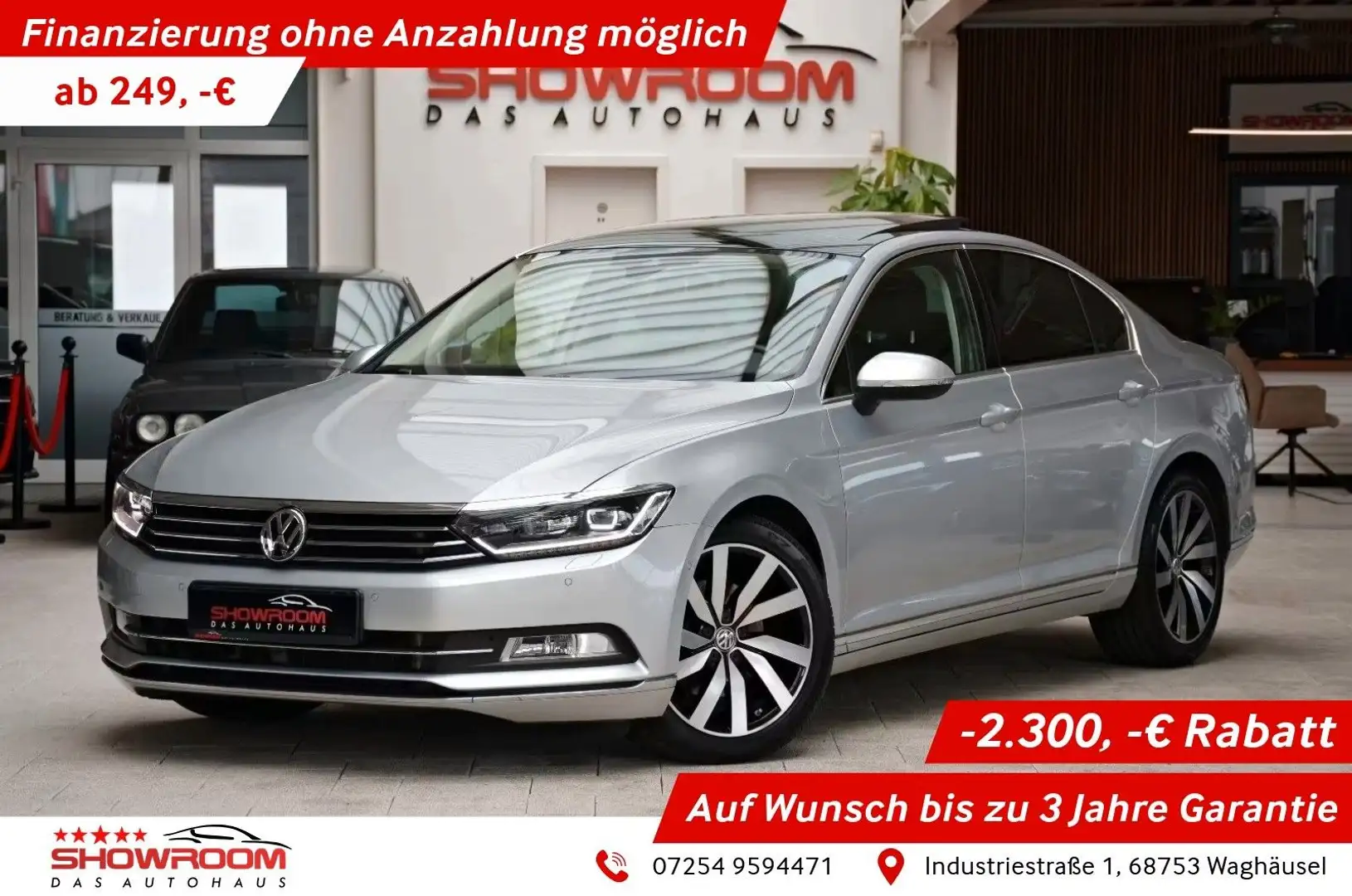 Volkswagen Passat Lim. Highline Massage Navi 360° ACC Pano Silber - 1