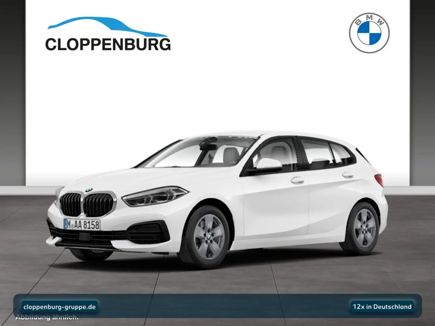 BMW 118 i Navi+SHZ+HiFi+LED+Ambi+BT+S/S-AT+Temp+E-10 Weiß - 1