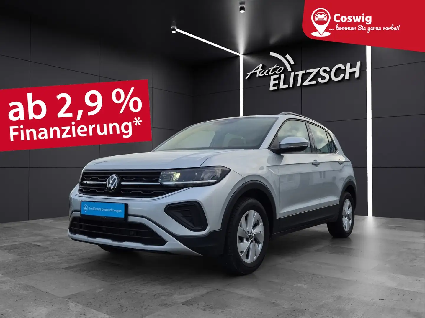 Volkswagen T-Cross TSI Life LED Navi AID ACC PDC SH LM Silber - 1