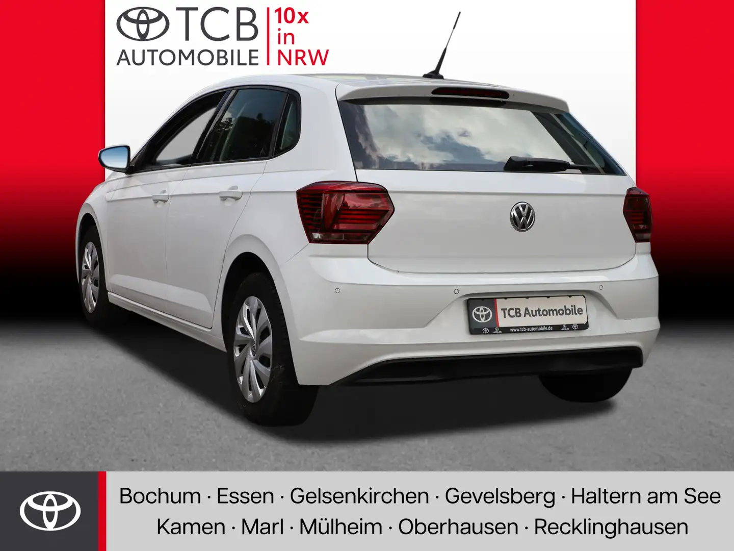 Volkswagen Polo 1.0 Comfortline NAVI PDC KLIMA BT ZV SERVO Blanc - 2