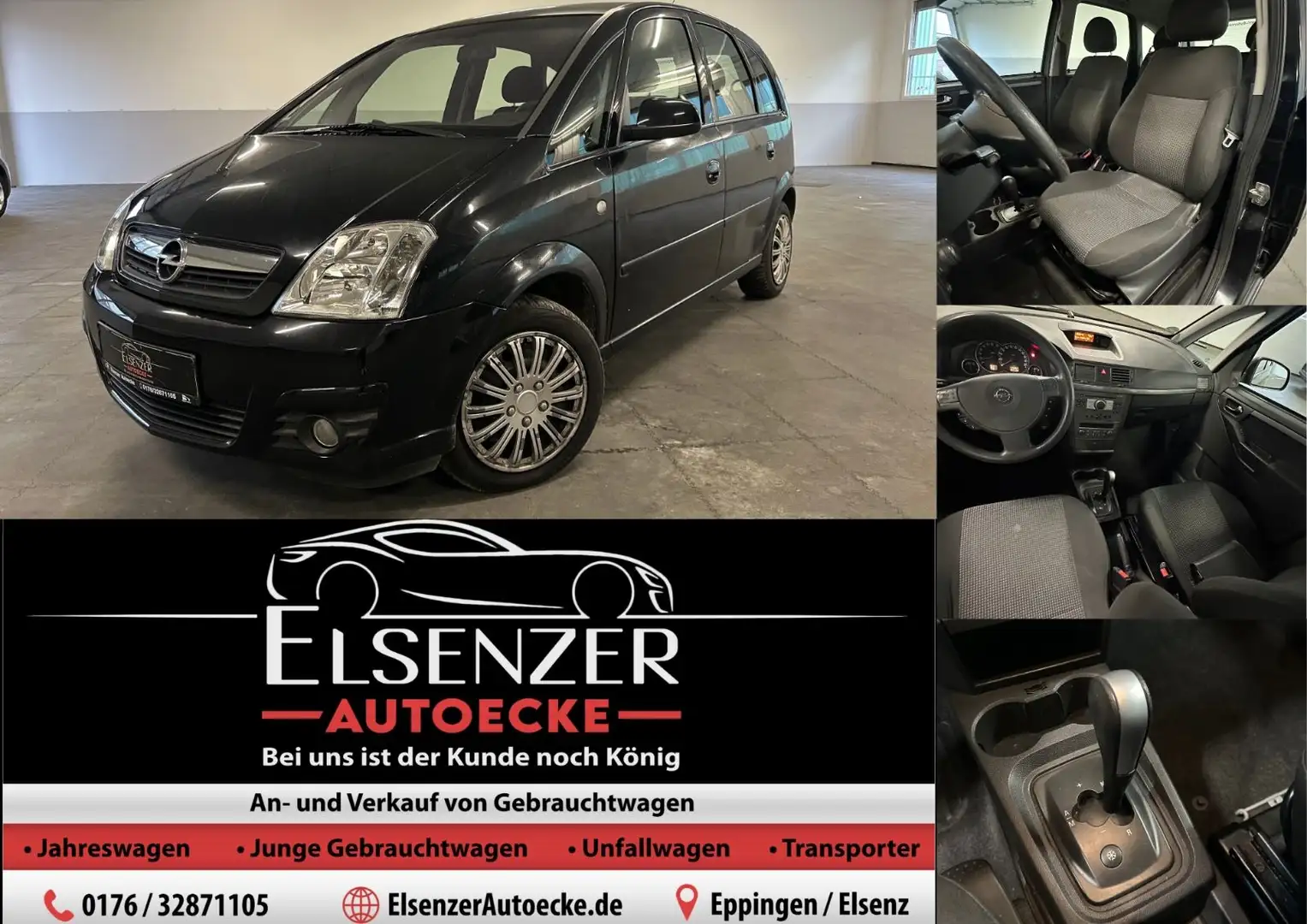 Opel Meriva Edition Automatik Klima AHK Noir - 1