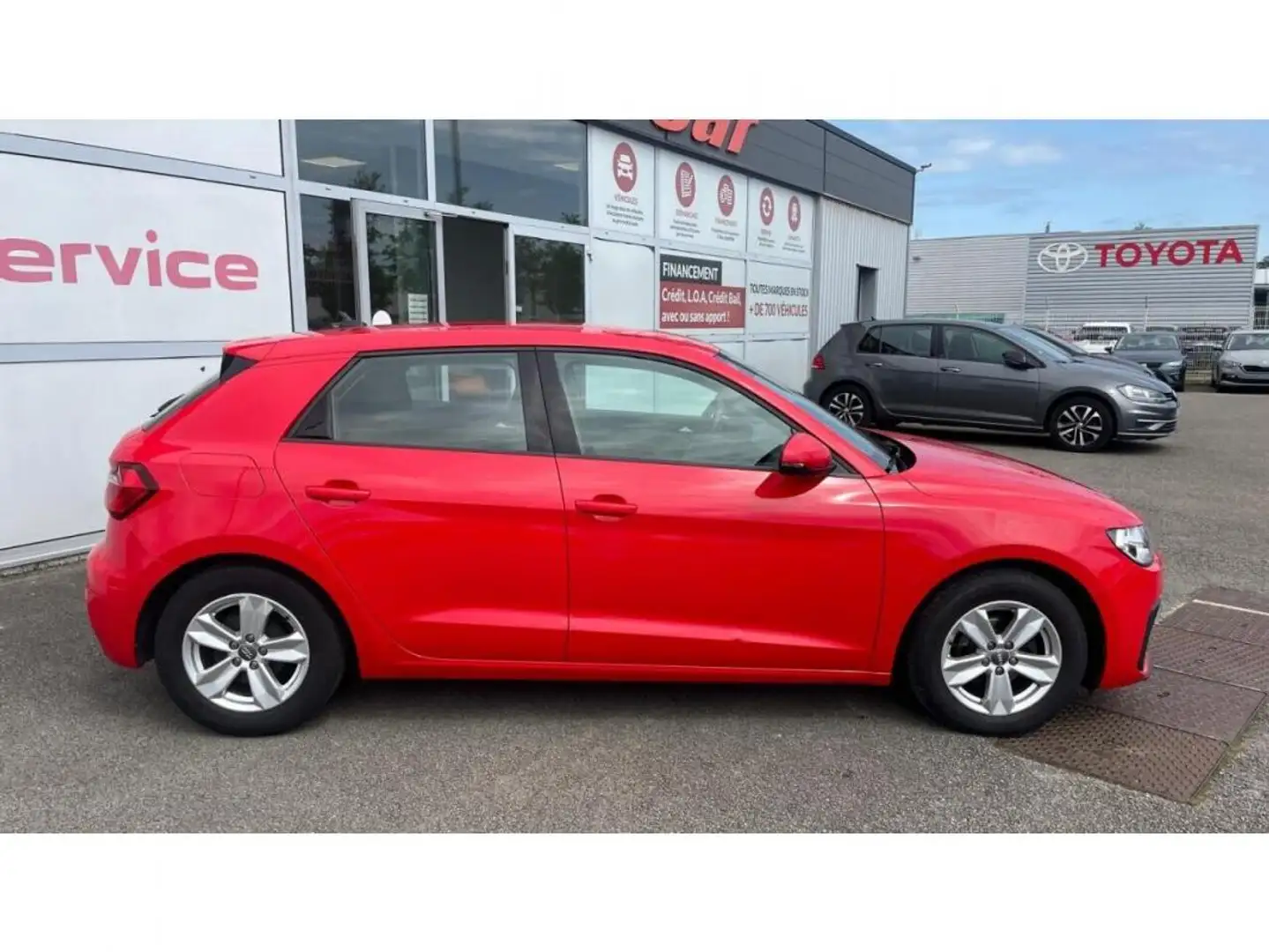 Audi A1 Business line 25 TFSI 95cv + CLIM AUTO Rouge - 2