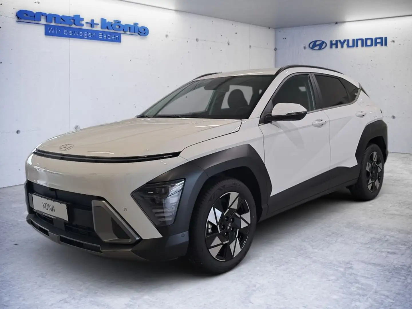 Hyundai KONA 1.6 T-GDI DCT 4WD Prime Weiß - 1