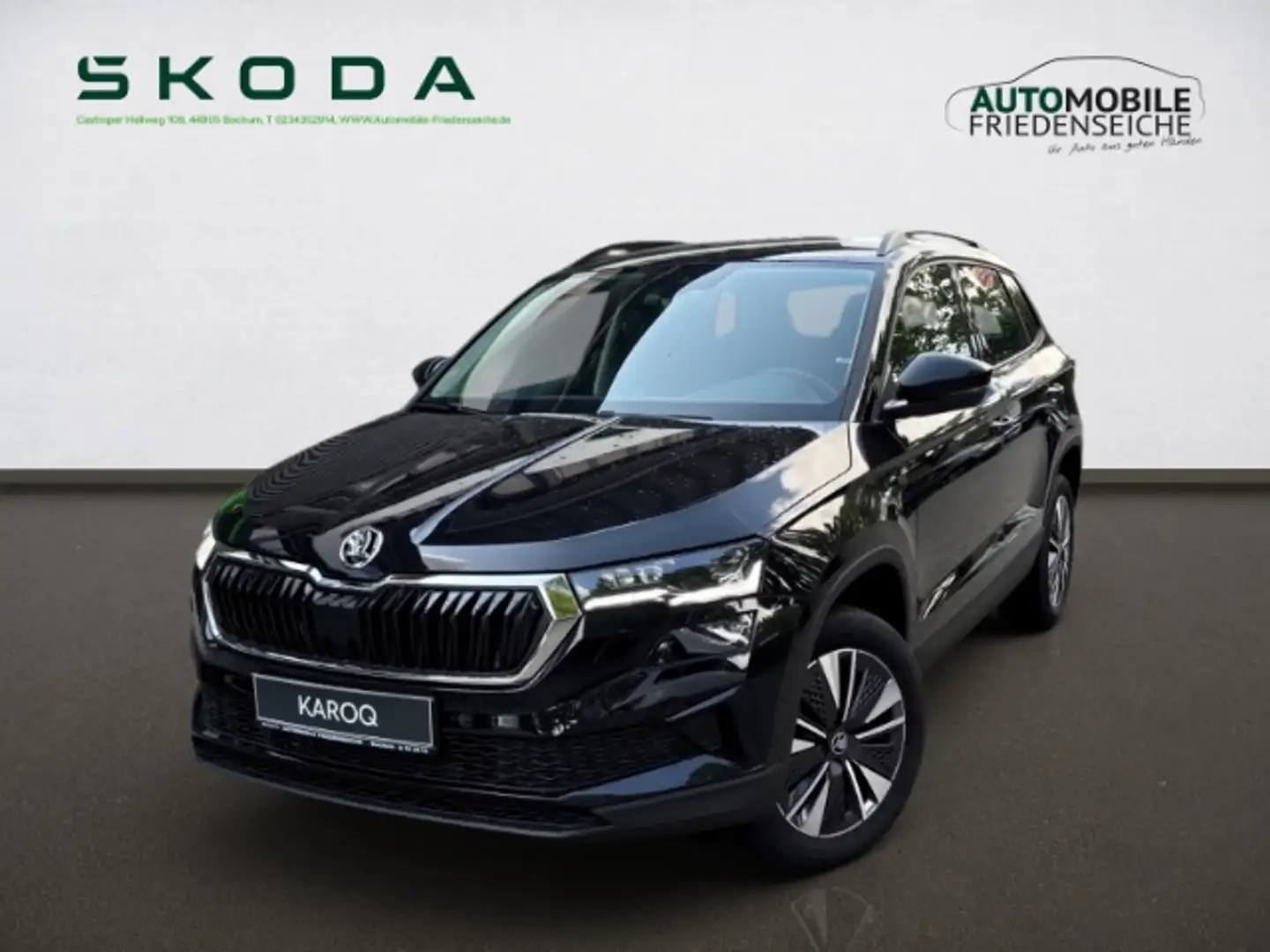Skoda Karoq Tour 1.5 TSI 110 KW DSG Navi AHK Fahrassis Negro - 1