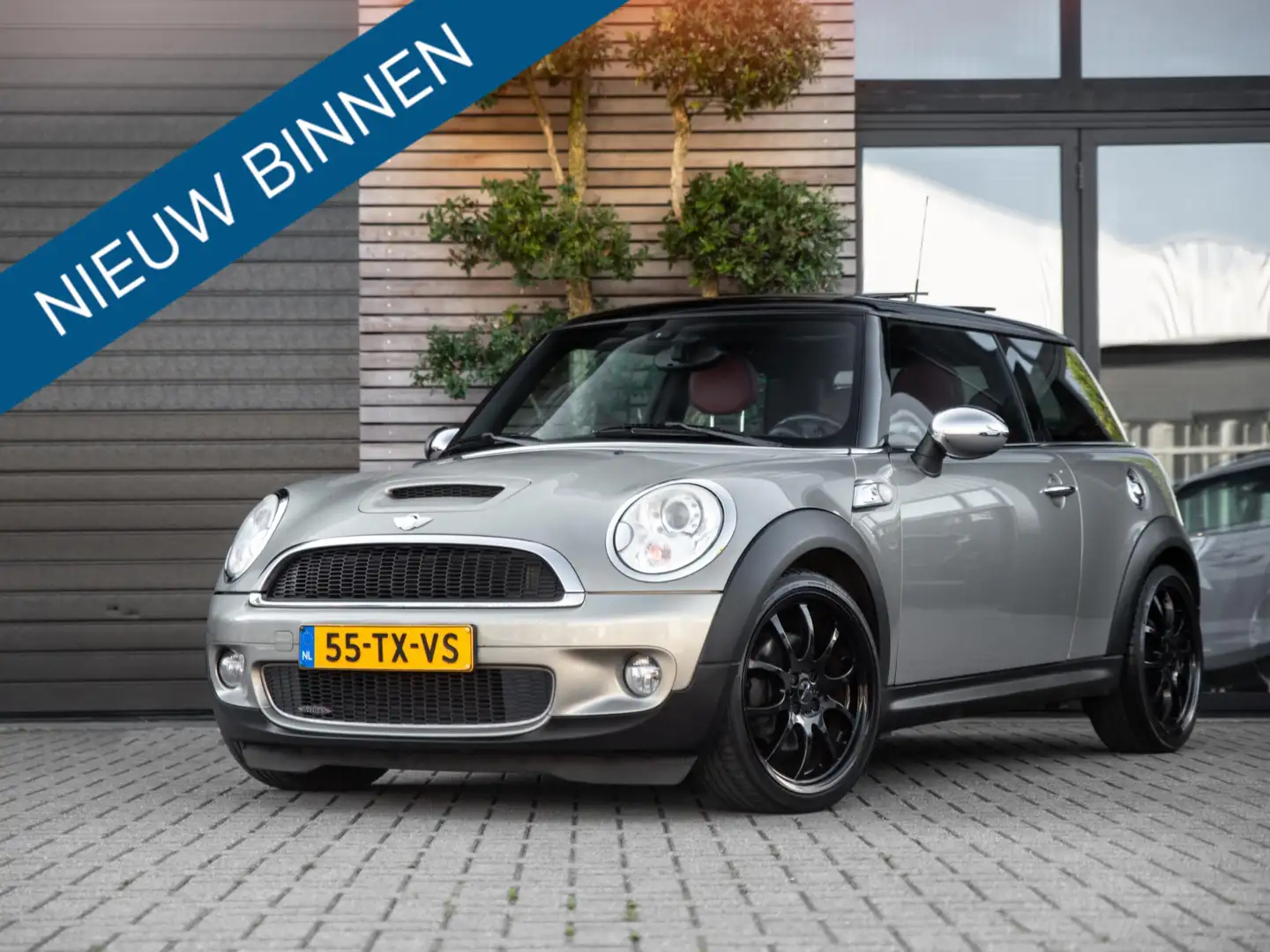 MINI Cooper S Mini 1.6 Chili Leer Pano Cruise Grijs - 1