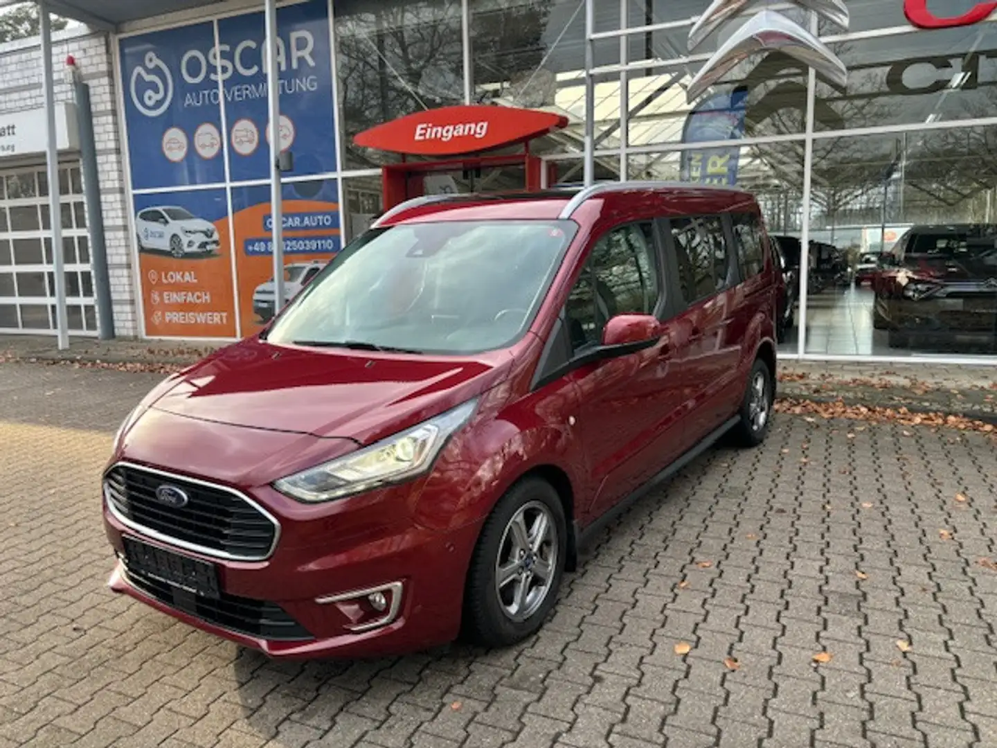Ford Tourneo Connect Titanium 1.5EcoBlue Automatik PANO AHK Rouge - 2