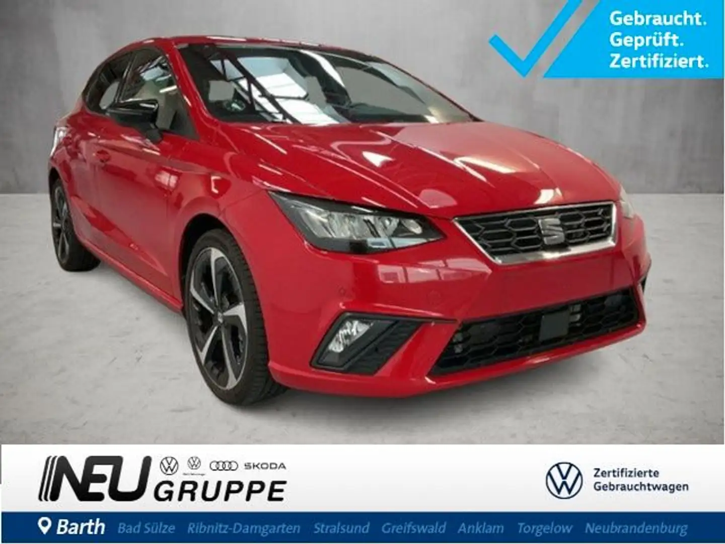 SEAT Ibiza FR 1.0 TSI DSG ACC LED Carplay Rot - 1