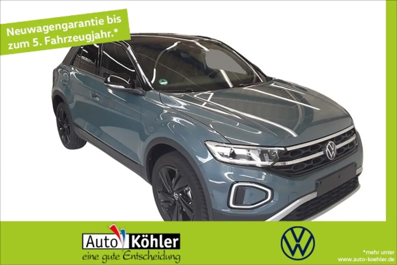 Volkswagen T-Roc Style TSI StHz /B&O 44.600,- Neupreis Blau - 1