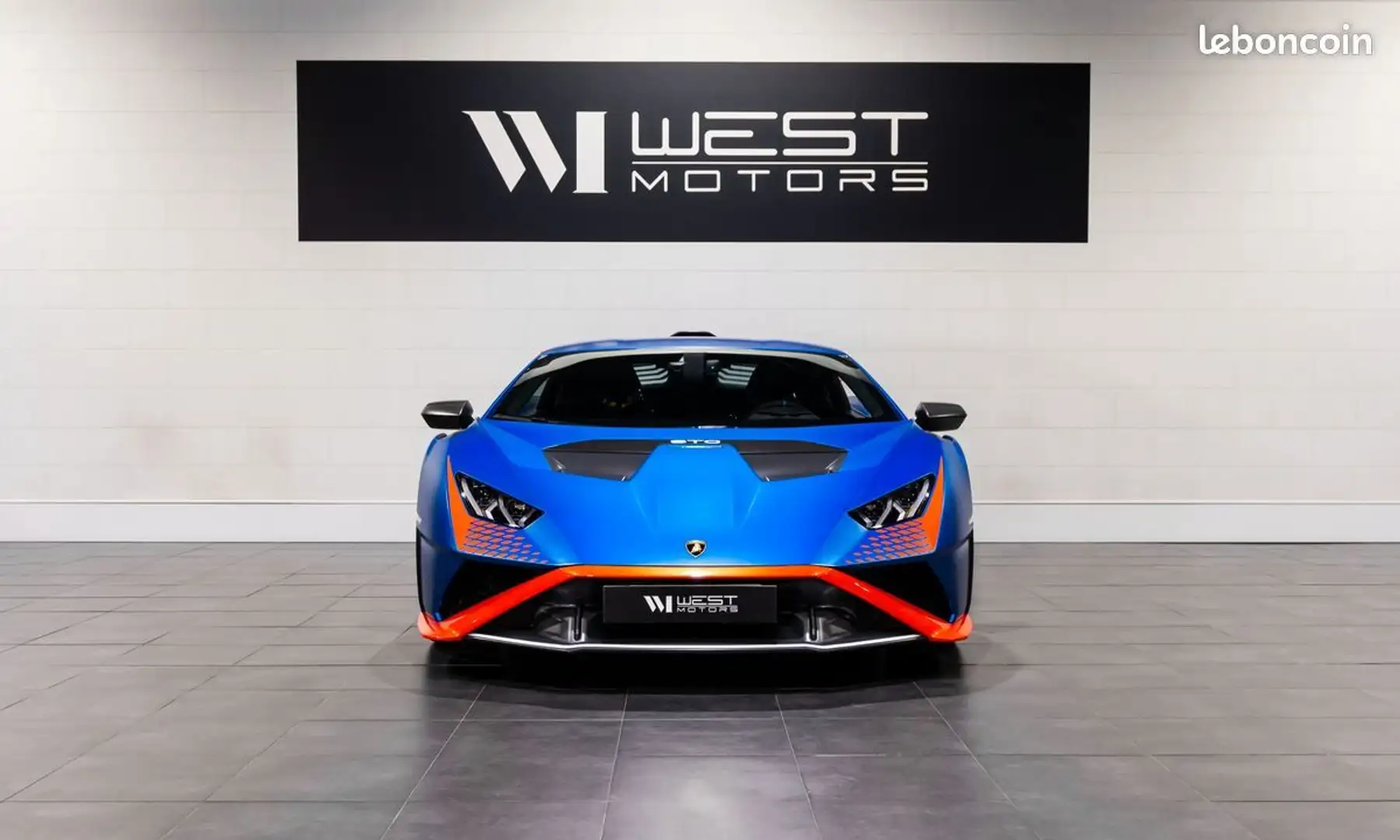 Lamborghini Huracán STO 640 – IMMAT France Full Carbone Mat Lift Ad Pe Bleu - 2