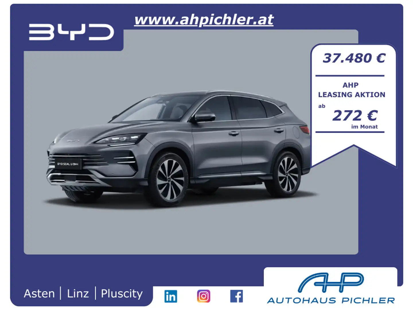 BYD Seal U DM-i PHEV 26,6kWh Comfort 218PS LEASING AKTION ... Grau - 1