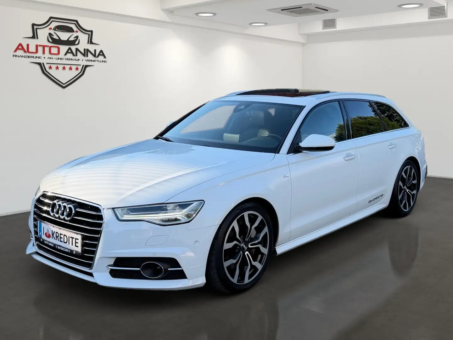 Audi A6 Avant 3,0 TDI Sline Quattro S-tronic **Mega-Ausst Weiß - 1