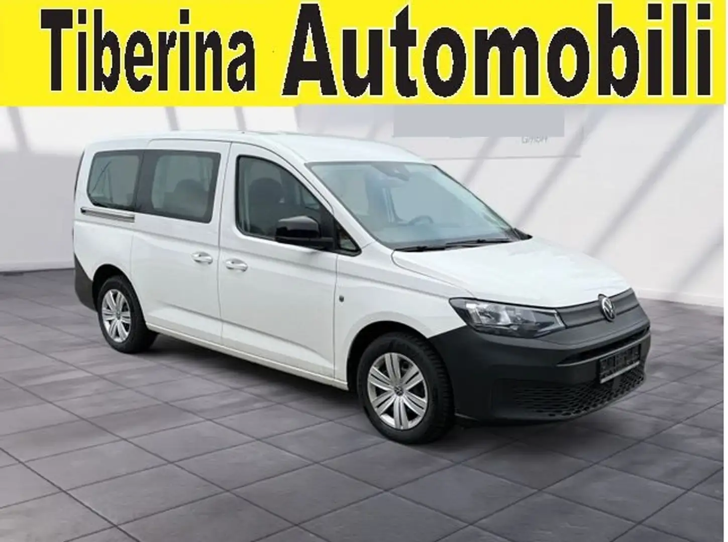 Volkswagen Caddy Caddy 2.0 TDI Maxi 102 cv-7posti-NAVI/MEDIA/EURO6D Bianco - 1