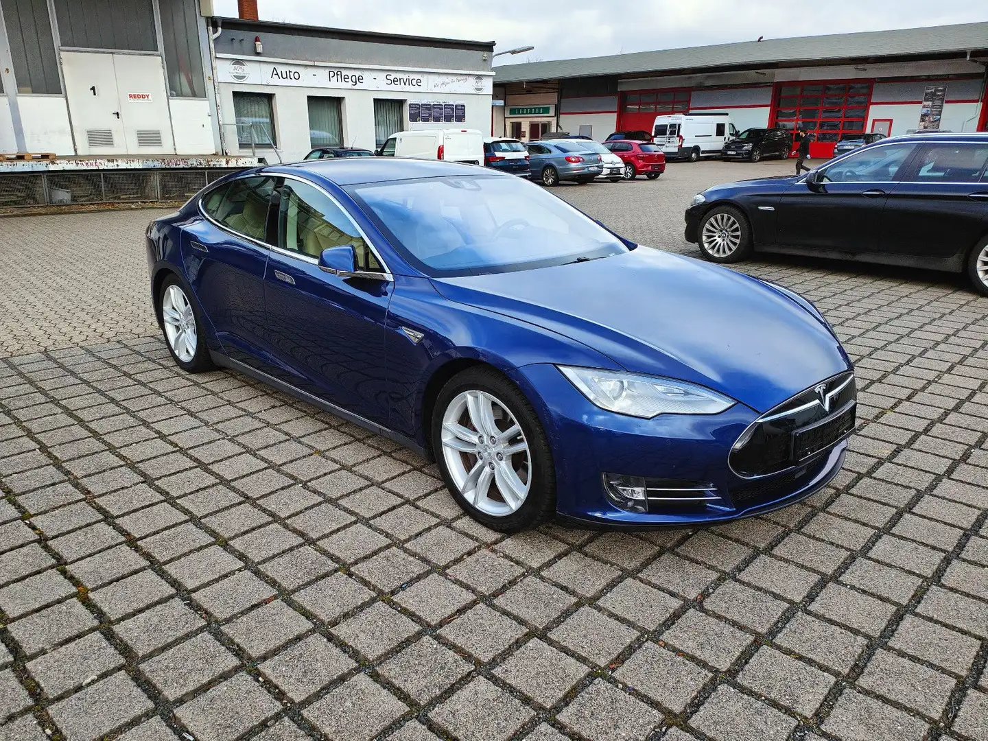 Tesla Model S 90D/ Top Ausstattung/ Kein Loaner Синій - 1