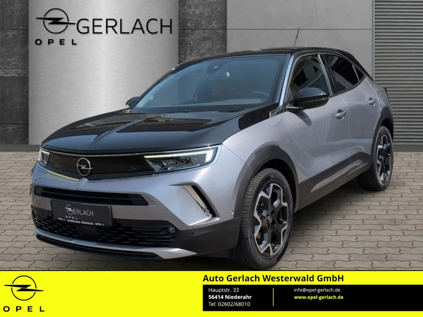 Opel Mokka Ultimate 1.2 Turbo EU6d Navi Leder Digitales Cockp Gris - 1